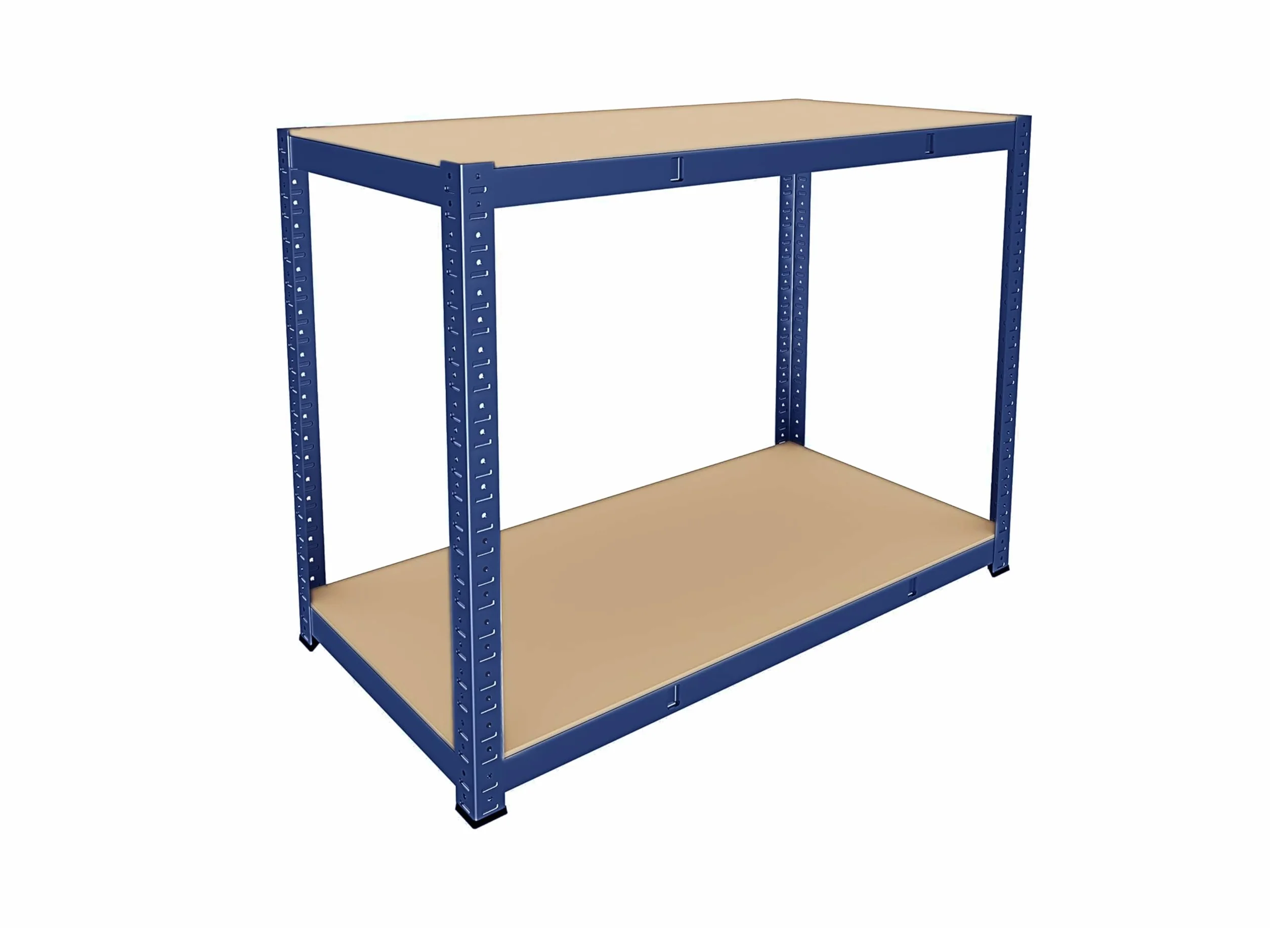 Banco da lavoro, Tavolo da Lavoro da Officina in Acciaio con Ripiano in MDF, Super Resistente e Solido, per Garage, Officina, Fai-da-Te, Bricolage