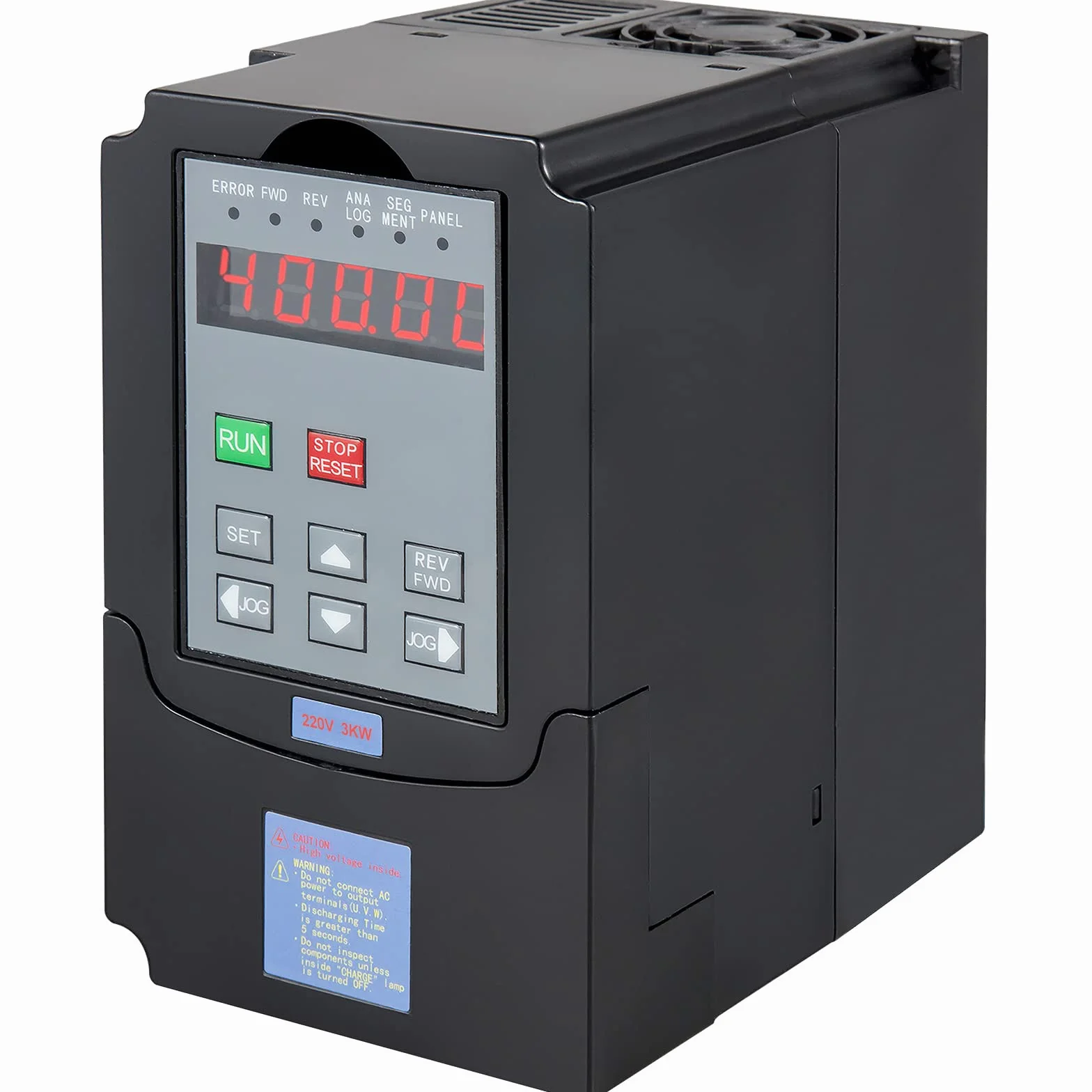 VEVOR Inverter Motore 220V 3KW 4HP Trasformatore Professionale VFD Velocità Controllato Variatore Di Frequenza