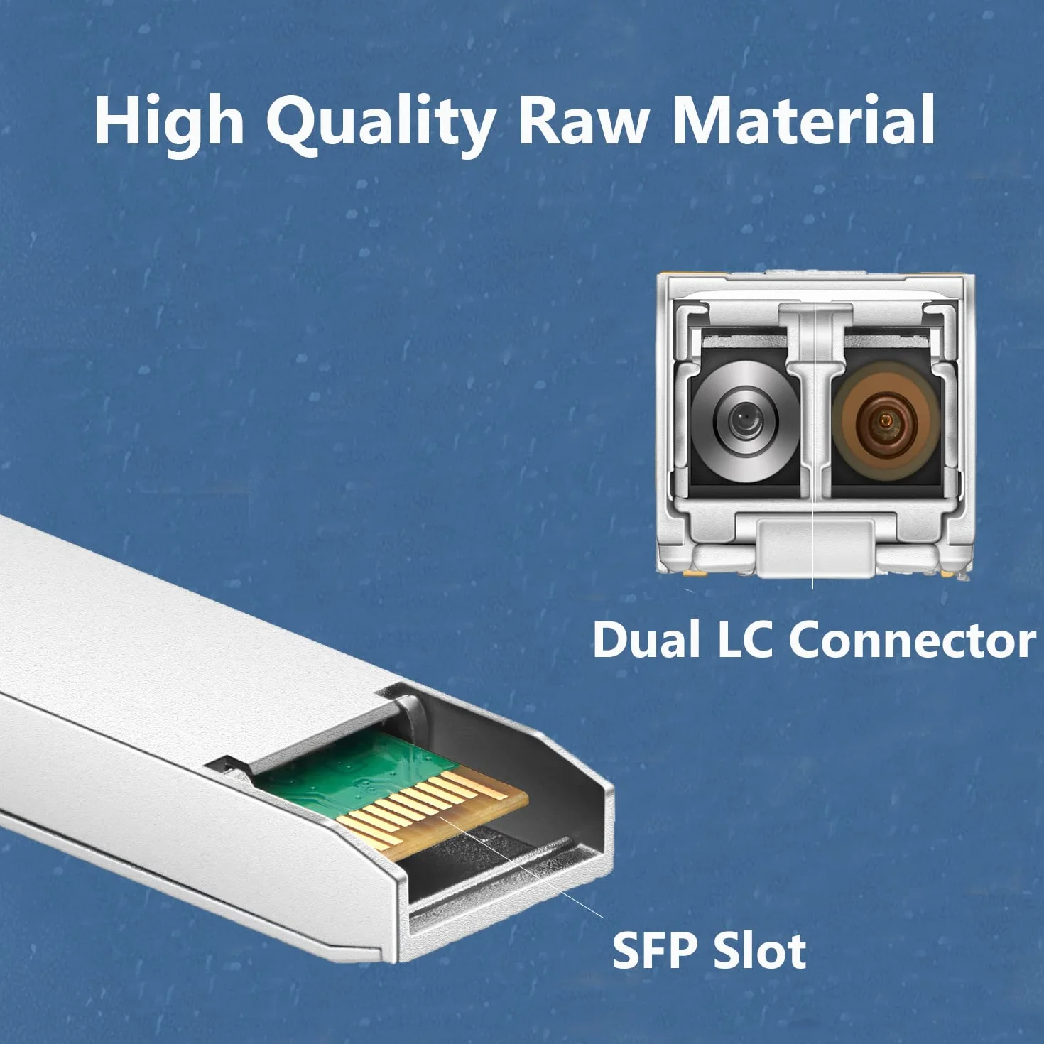 10GBase-LR SFP+ Transceiver 10G Monomodale SFP+ Modulo LC per Cisco SFP-10G-LR Ubiquiti UF-SM-10G Meraki MA-SFP-10GB-LR Mikrotik Supermicro SMF 1310nm 10km DDM