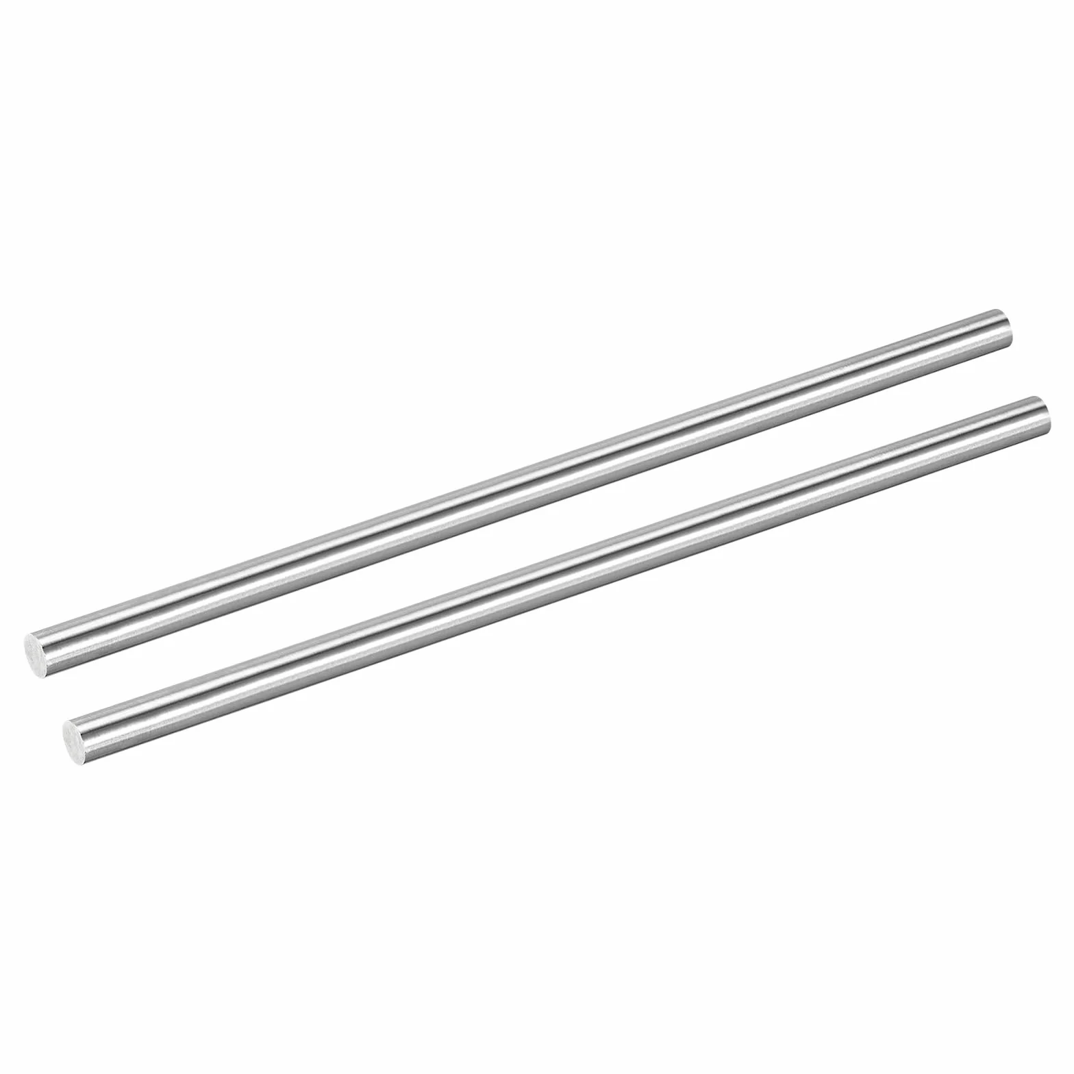 sourcing map 2 szt. pręt okrągły ze stali nierdzewnej 304, 11 mm x 407 mm, do modeli