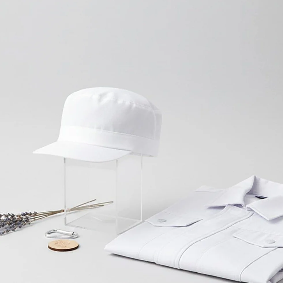 Cappello Lavoro Antipolvere con Visiera, Berretto di Sicurezza Traspirante per Chef