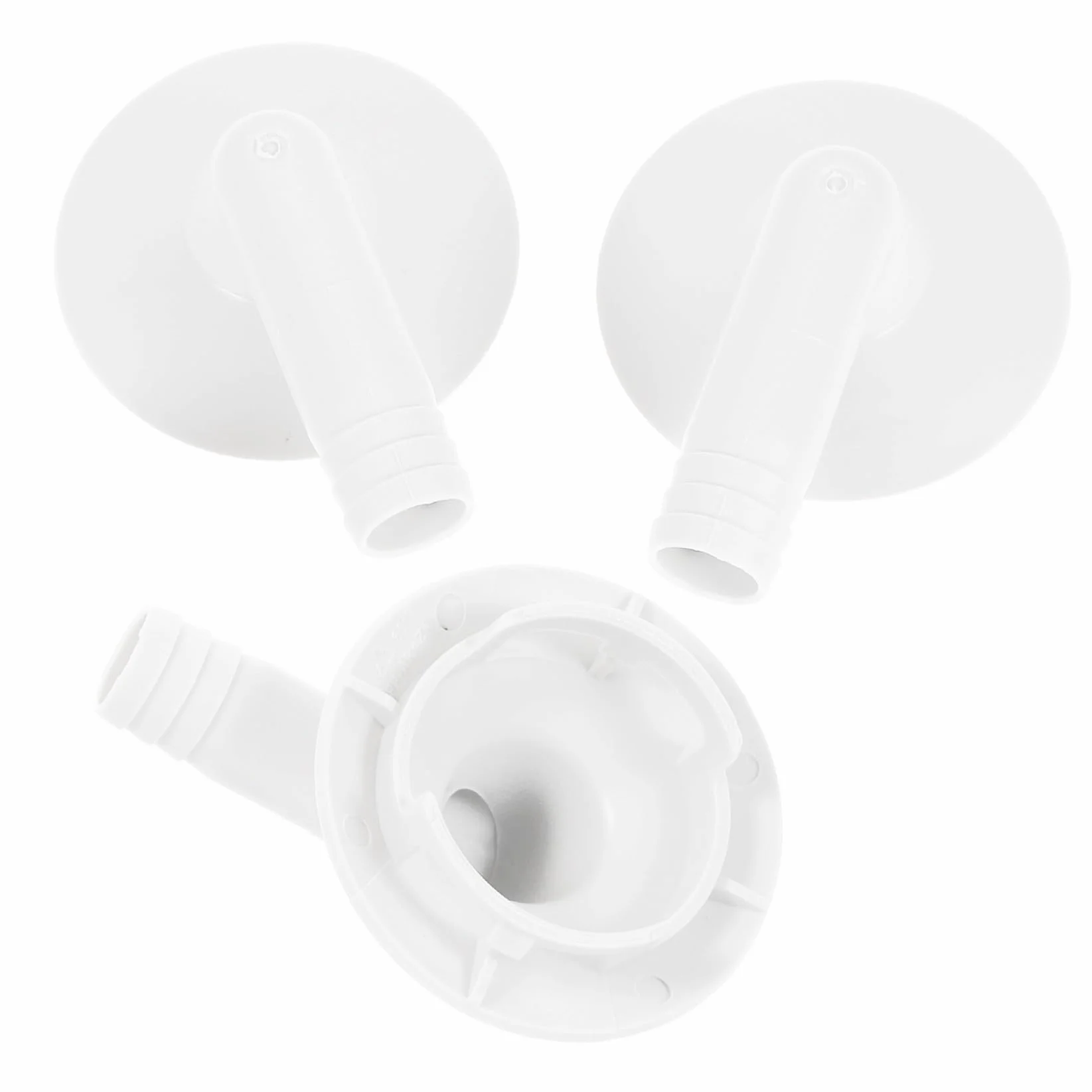 Kit 3pezzi in Pvc e Gomma Connettore Gomito 40mm Raccordi Scarico Condensa Climatizzatore per Unità Esterna di Condizionamento, Adatto per Scuole e Hotel