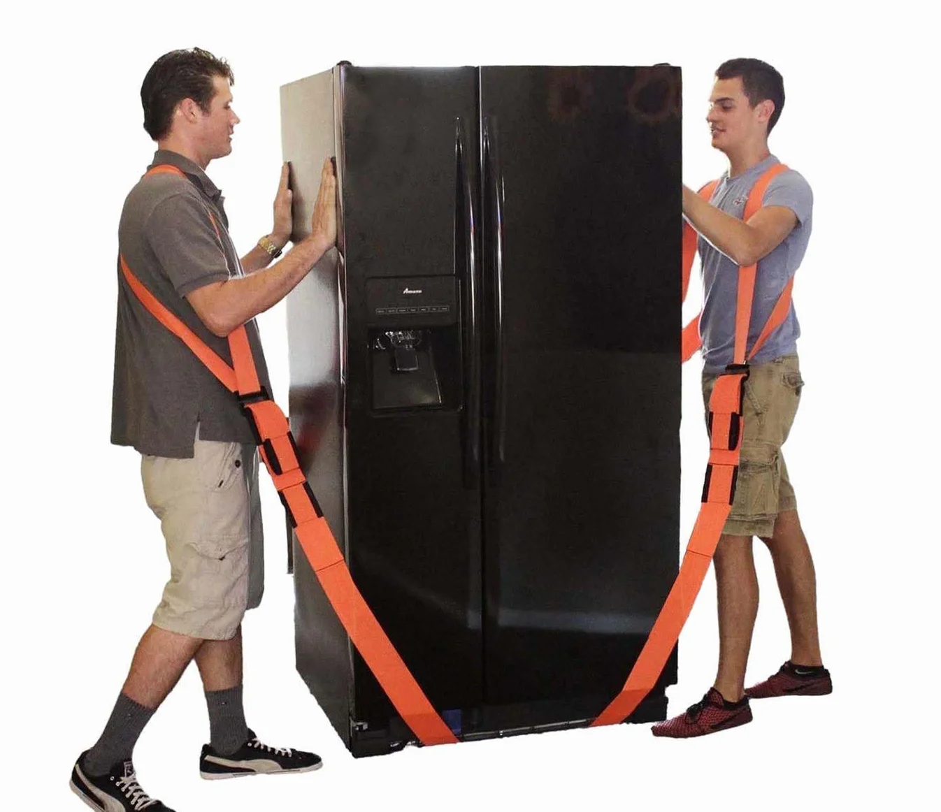 Cintura per sollevamento, facile da spostare, solleva, trasporta e mette in sicurezza complementi d'arredo, apparecchi o qualsiasi oggetto pesante. Cinghie e imbracature per 2 persone