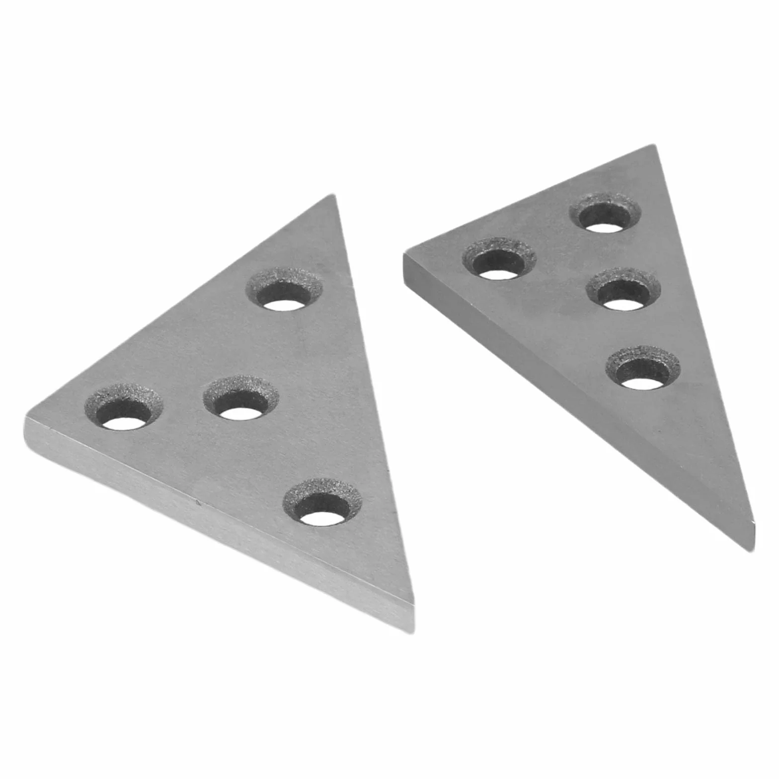 Set di 2 blocchi angolari con 30-60-90 e 45-45-90 gradi per utensili di precisione in metallo piastre angolari per ingegneria e uso in officina