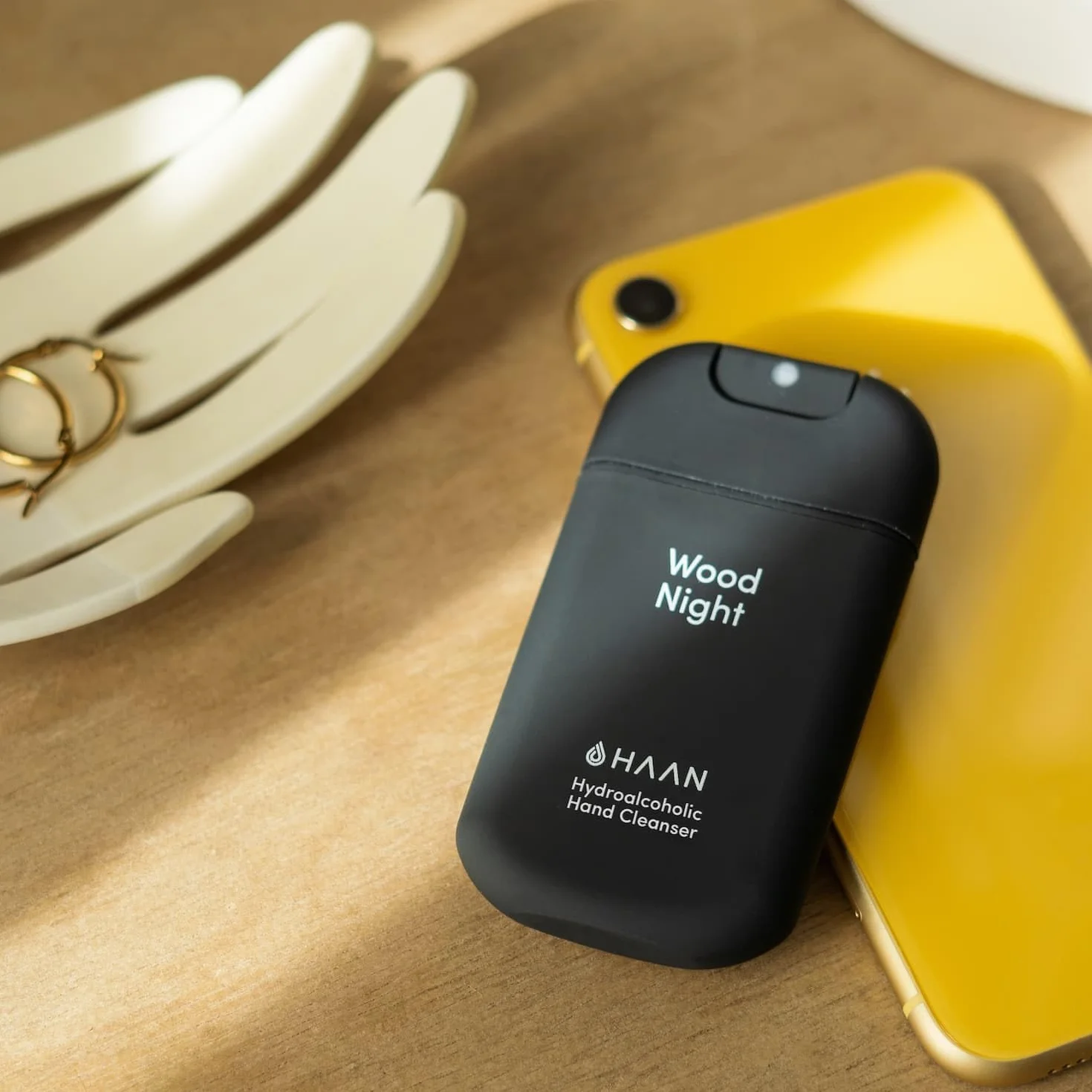 HAAN Wood Night Spray idratante per mani con aloe vera 30 ml confezione da 10