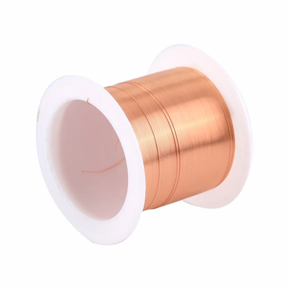 DONGKER Filo di Rame Smaltato, 0,2mm x 20m Bobina per la Produzione di un Modello di Motore Elettromagnetto