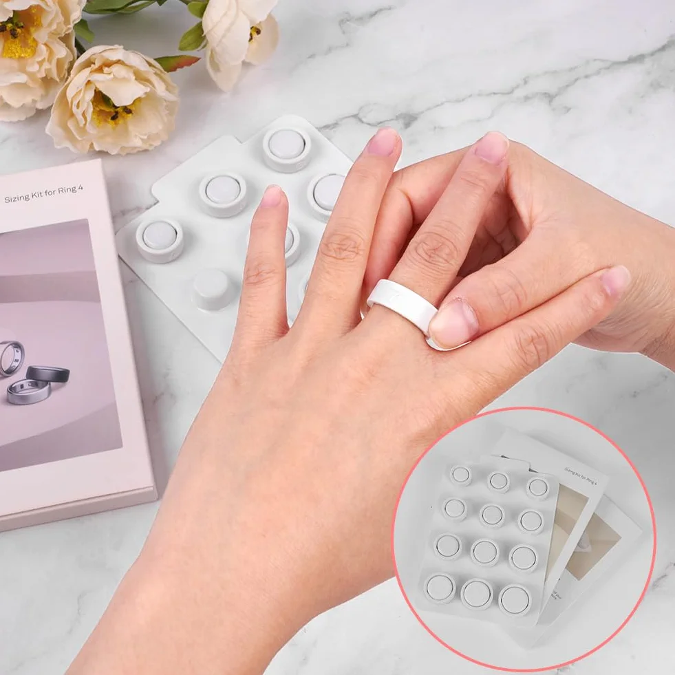 OFFCUP Misuratori per Anelli, Kit di Misure per Anelli, 12 Misure Taglie da 4 a 15