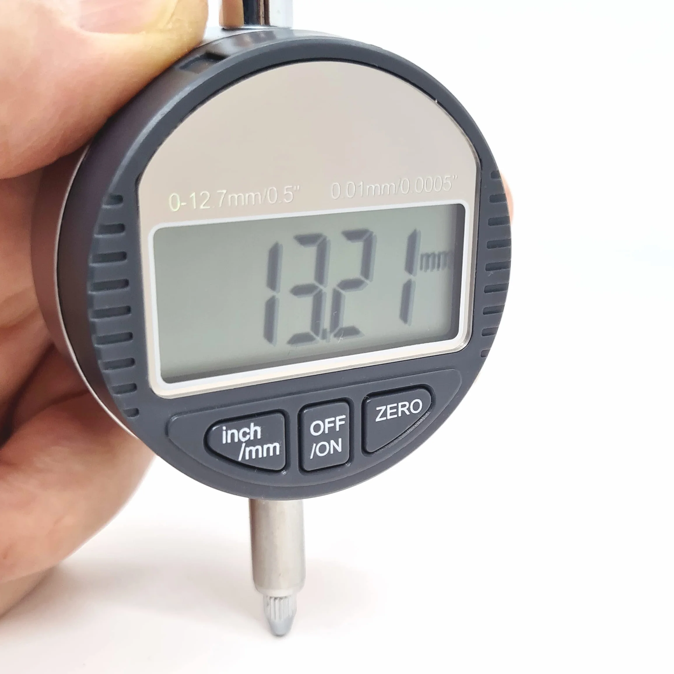 KATSU Comparatore Centesimale Digitale DTI 0-12,7mm 0,01mm/0,0005" LCD di Grandi Indicatore a Quadrante Digitale Calibro Strumenti di Misura ad Alta Precisione 401121