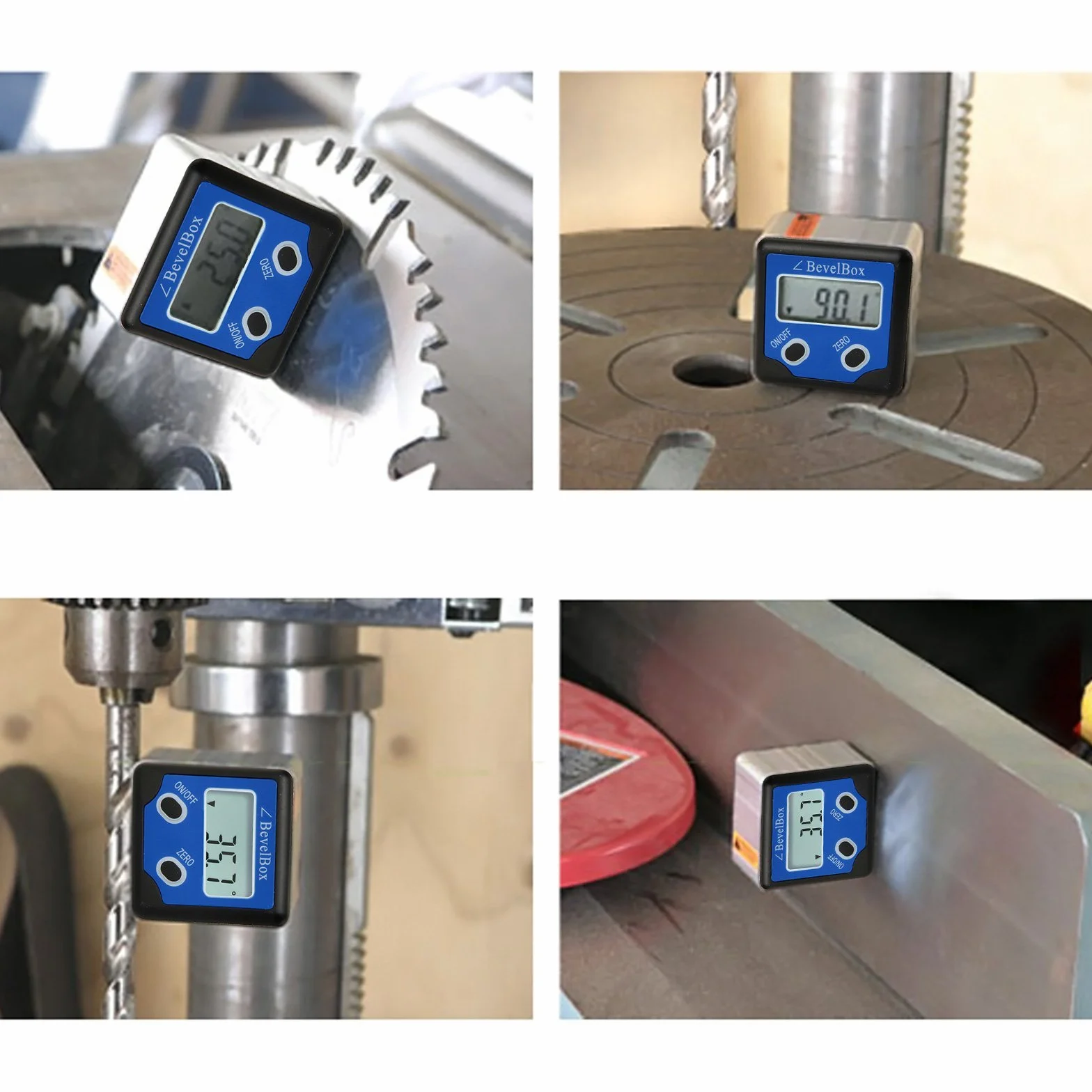 Inclinometro Digitale, Digitale Goniometro Magnetico, Angle Finder Digitale, Livella Digitale, Bevel Box Livello Misuratore Angolo Magnetico, per Falegnameria Edilizia Auto