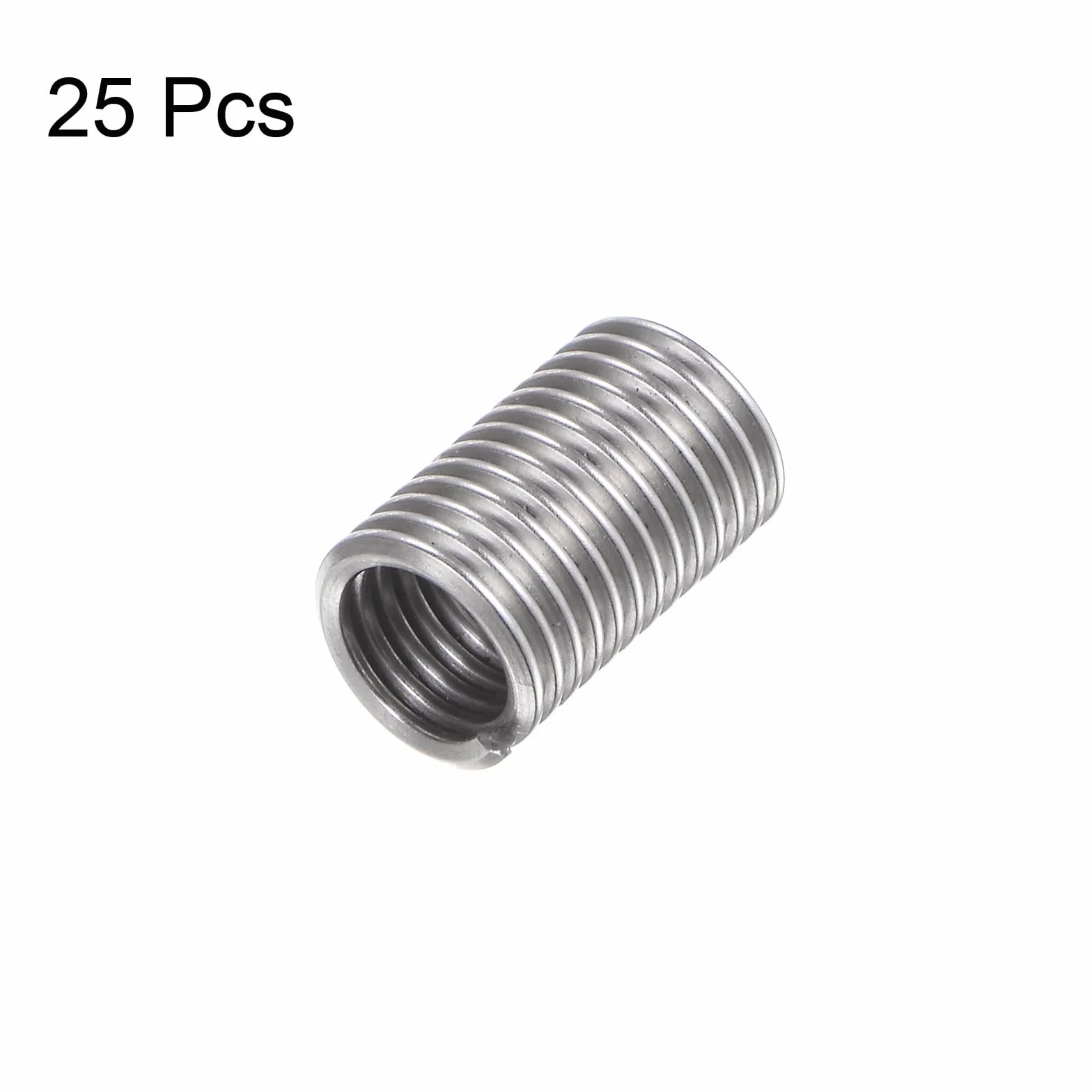 QUARKZMAN Inserti Filettati 8-32 UNC 3,0D 12,6mm Manicotto Elicoidale Acciaio Inossidabile 304