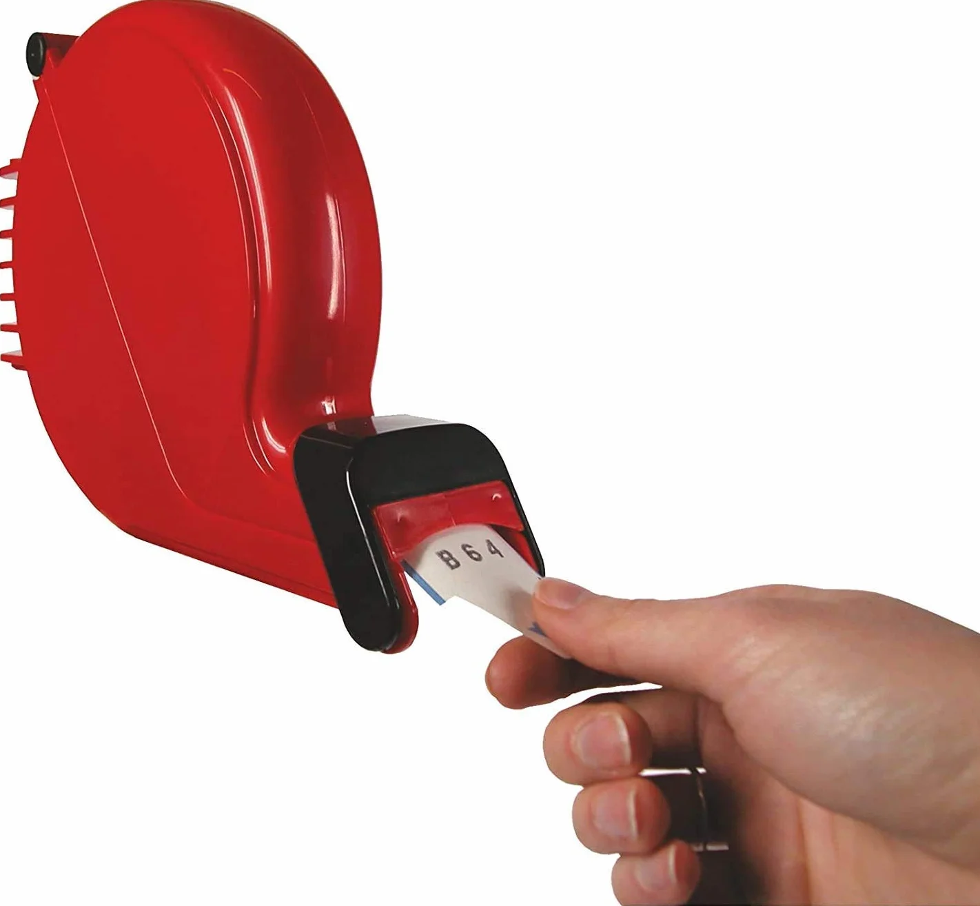 Virsus Etichette ticket per eliminacode - 10.000 Tickets a strappo per Sistemi eliminacode - Tagliandi eliminacode - Biglietti turno colore ROSSO