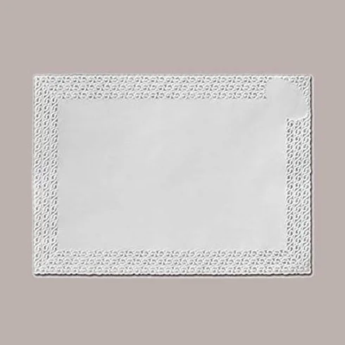 Lucgel Pizzi Centrini Sottotorta di Carta Antigrasso Rettangolari 400x500mm - 50 pezzi -