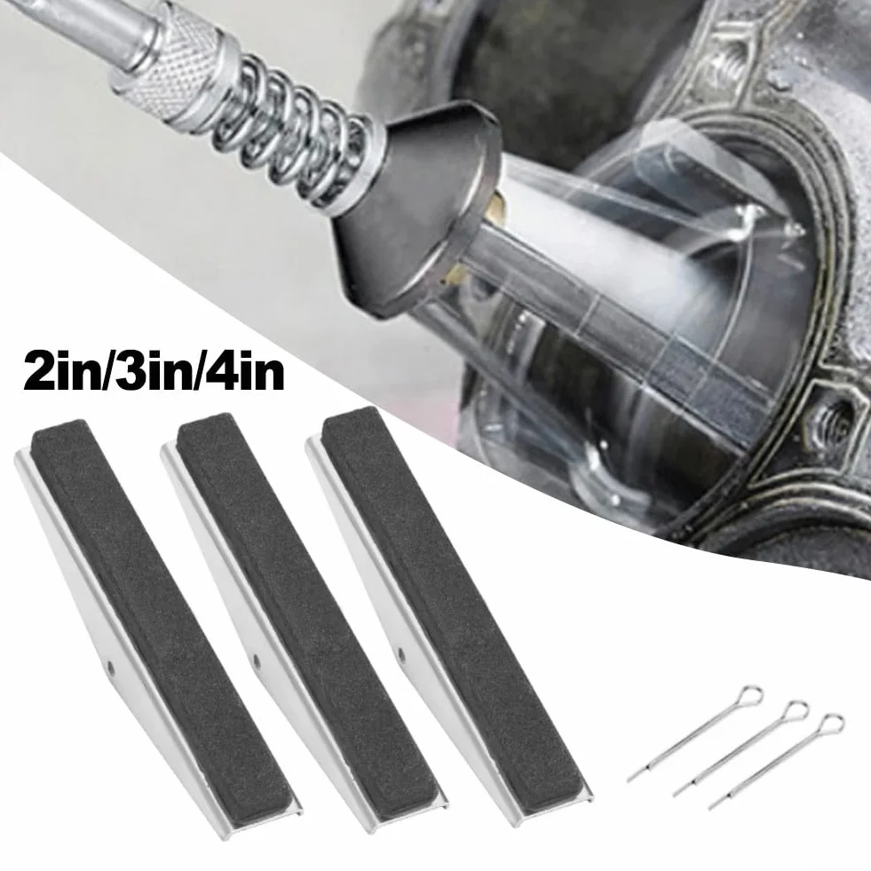 Set di 3 pietre per levigatura cilindri motore con 3 bracci cilindrici, strumento progettato per il trattamento e la manutenzione del cilindro del motore (7,6 cm)