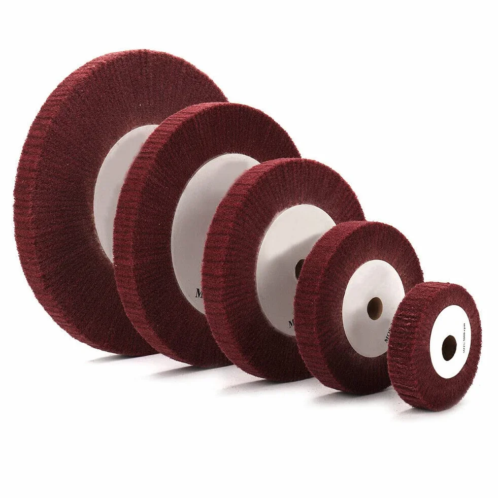 Ruota lamellare non tessuta in fibra di nylon grana 320