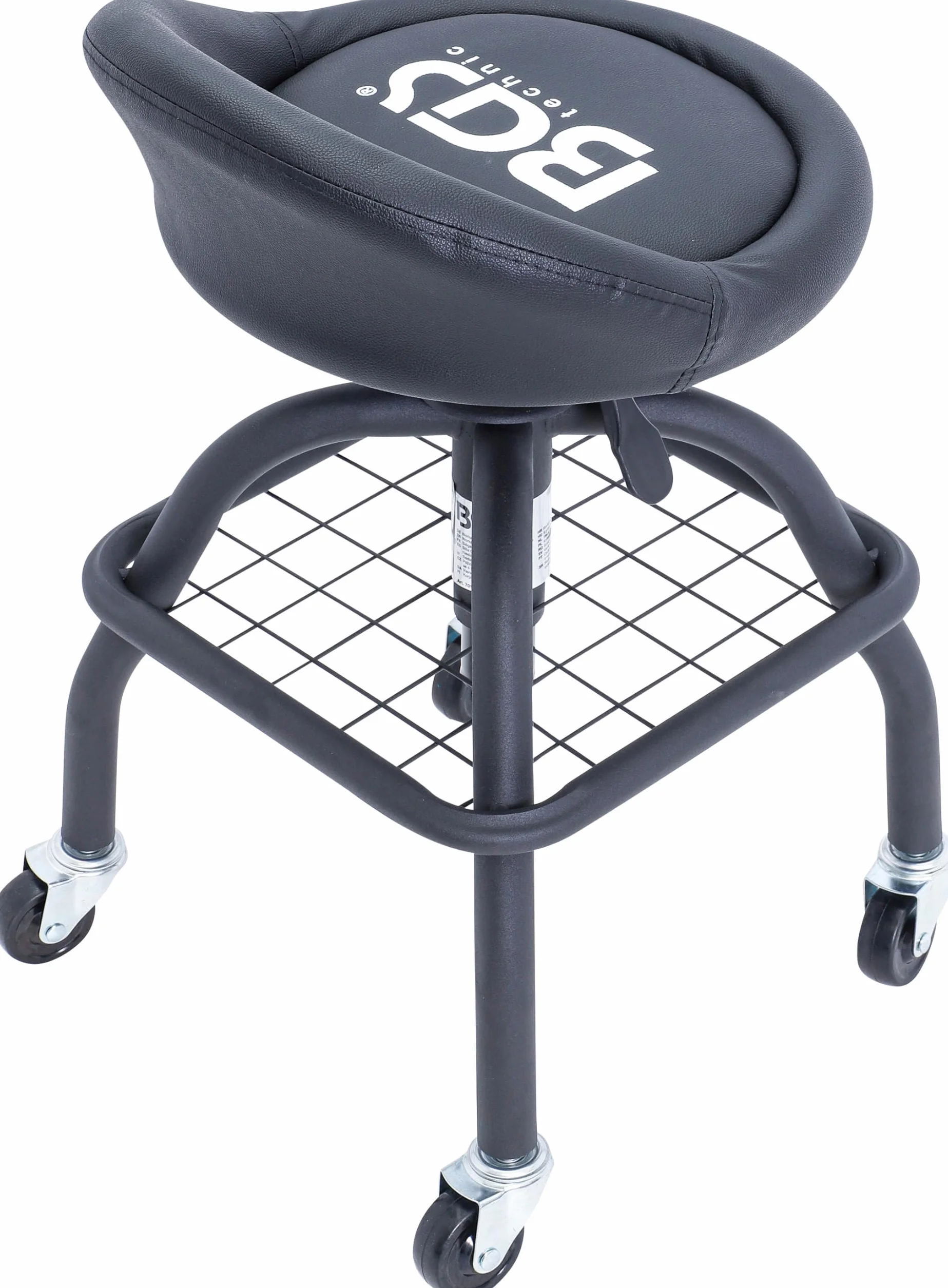 BGS Sedia da officina regolabile in altezza 540-680 mm 4 ruote