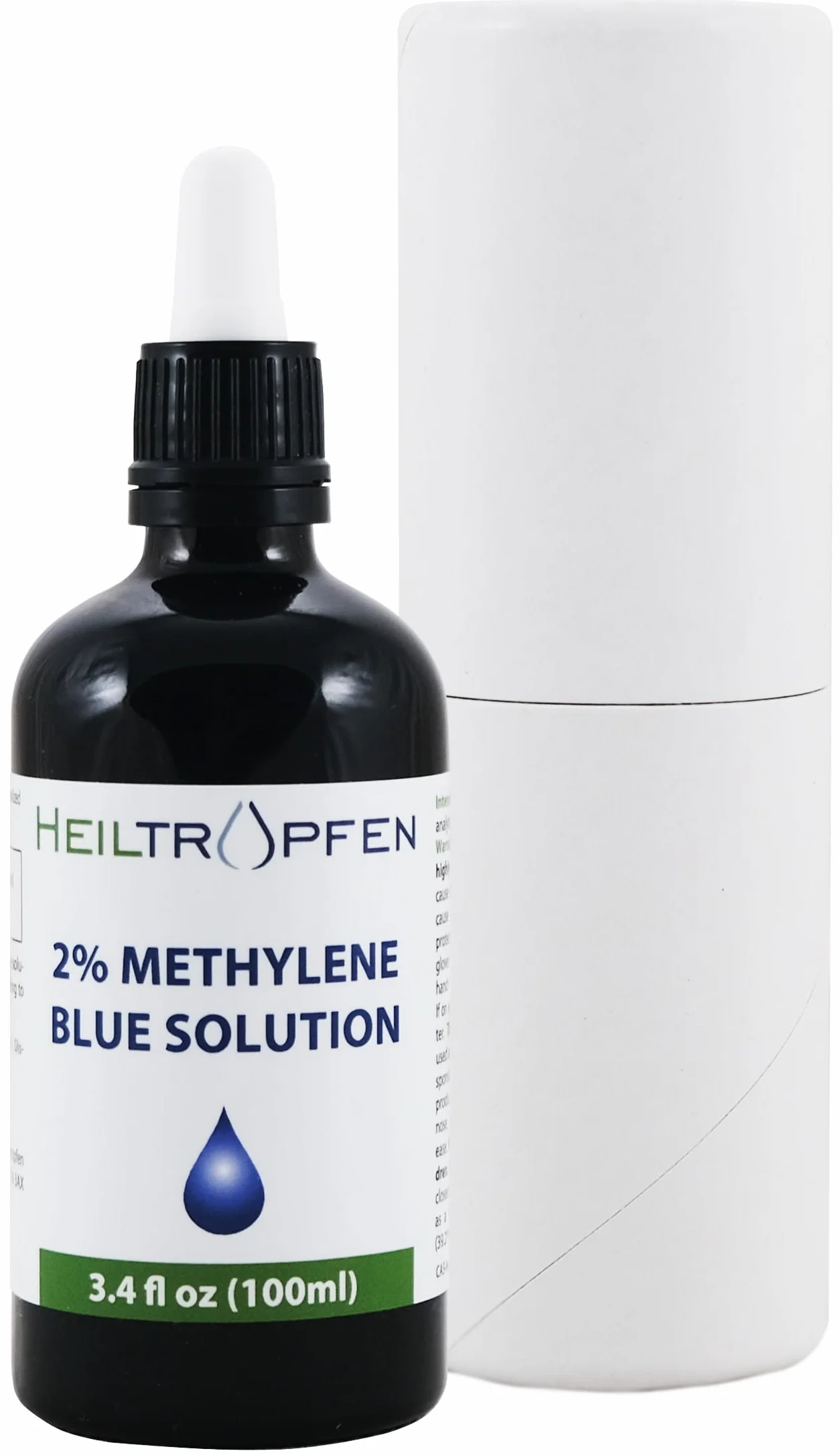 Blu di metilene 2% Soluzione 100 ml USP Grado farmaceutico Heiltropfen®