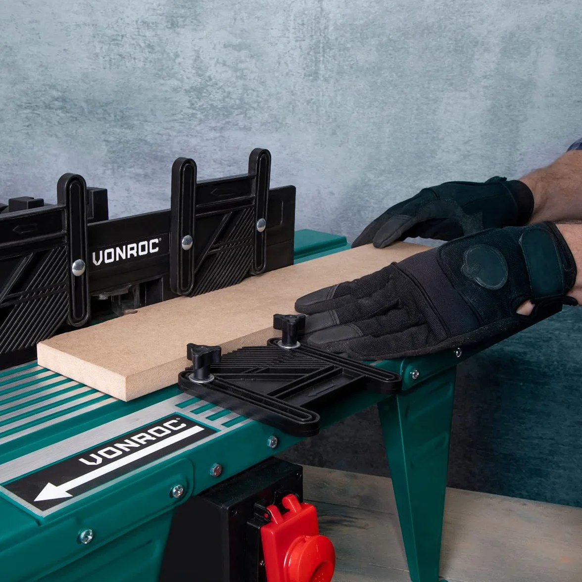 VONROC Banco Tavolo Universale per Fresatrici - Superficie 870x335mm, Potenza 1800W, Costruzione Robusta in Metallo, Sicurezza e Pulizia Ottimali