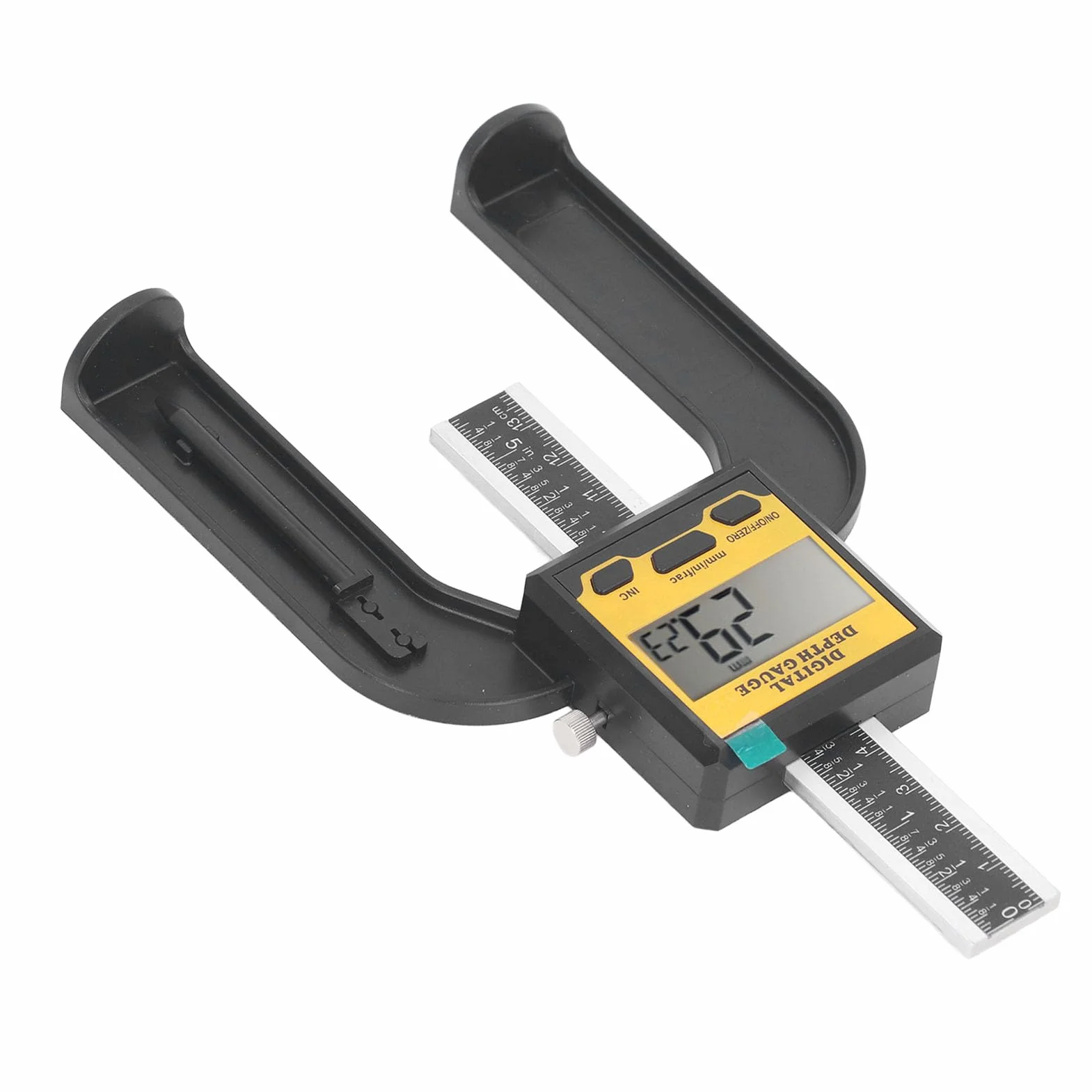 Misuratore di altezza digitale profondimetro con base magnetica 0,01 mm per tavolo router legno