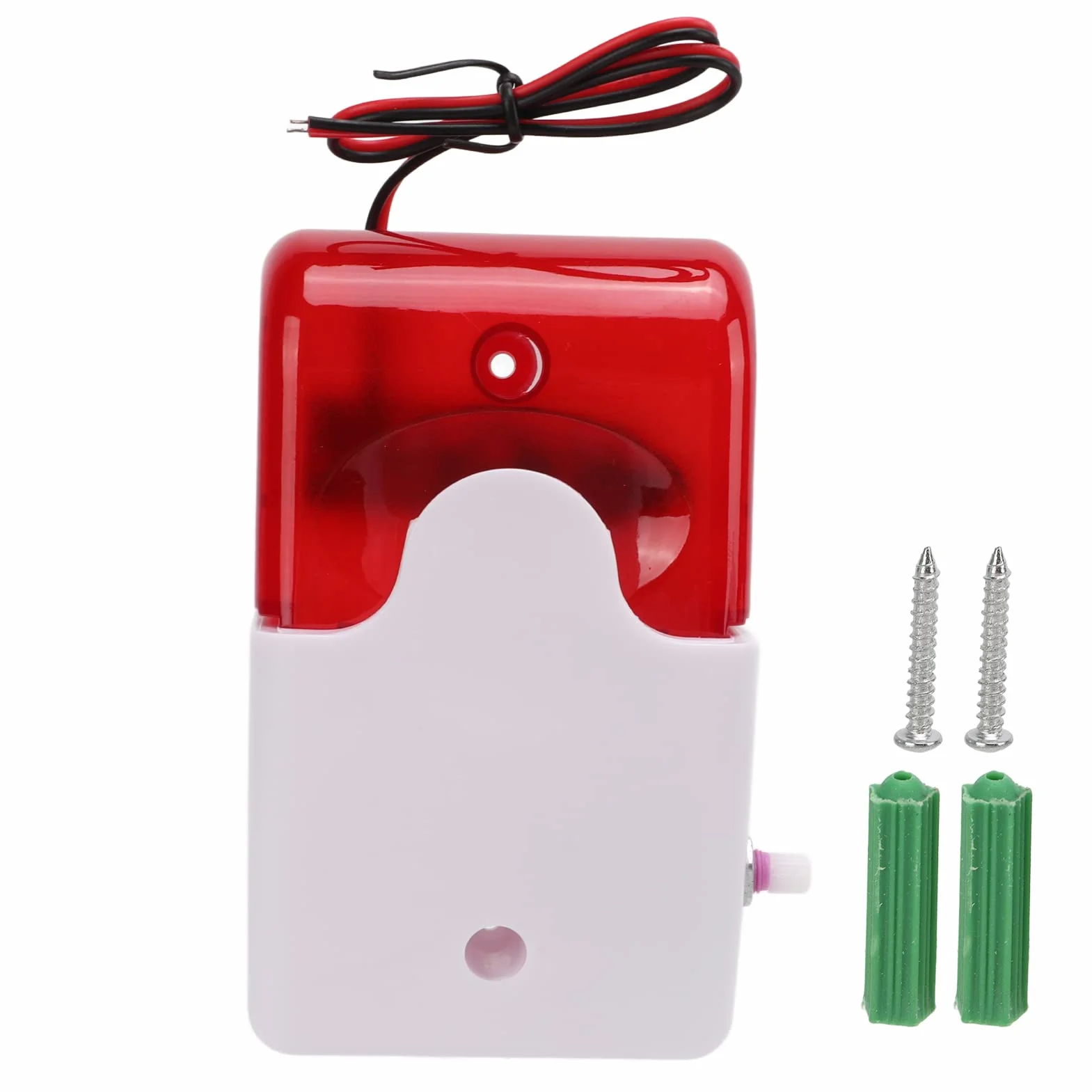 Sound Light Allarme lampeggiante 110 DB High Decibel, corno di allarme regolabile per luoghi pubblici, emergenza, evacuazione, allarme di sicurezza (220 V)
