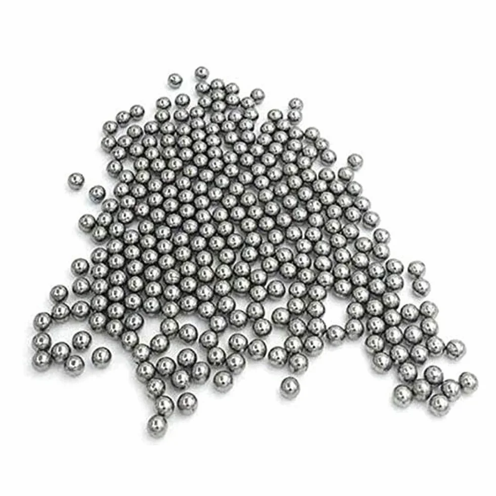Sfera in acciaio ad alta precisione, 7,08 7,1 7,144 7,2 7,3 7,35 7,4 7,5 7,6 7,67 mm sfera in acciaio-7,2 mm circa 656 grani per chilo