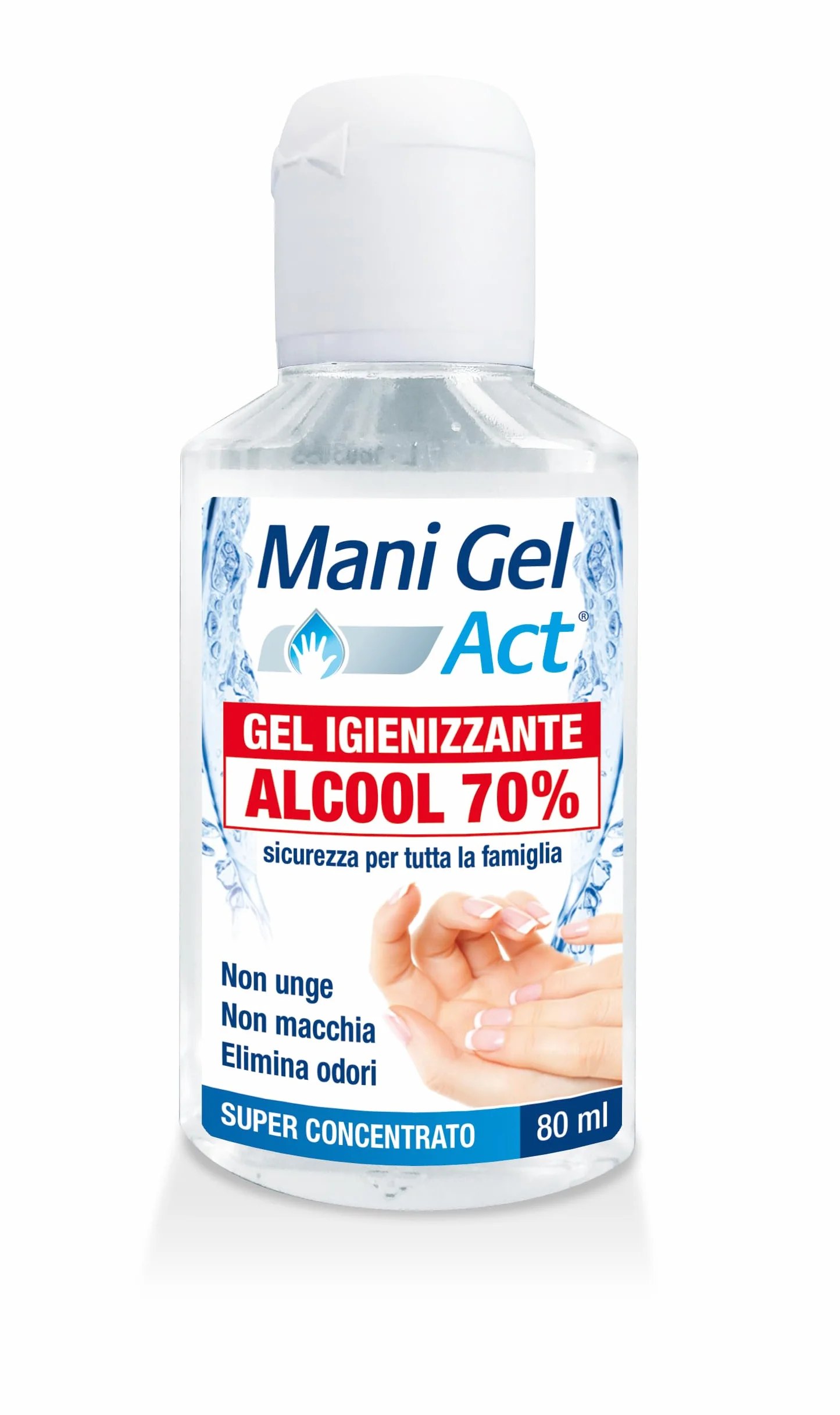 Gel Igienizzante Mani Alcool 70% 80 ml