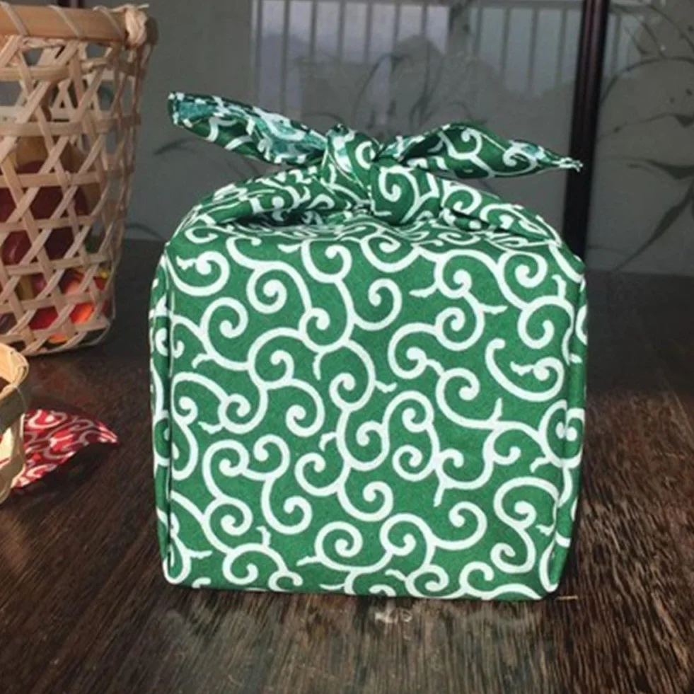 Confezione da 7 panni quadrati in cotone giapponese Furoshiki, 30 x 30 cm, tradizionali per avvolgere fai da te, trapunte, patchwork, ecologici, riutilizzabili