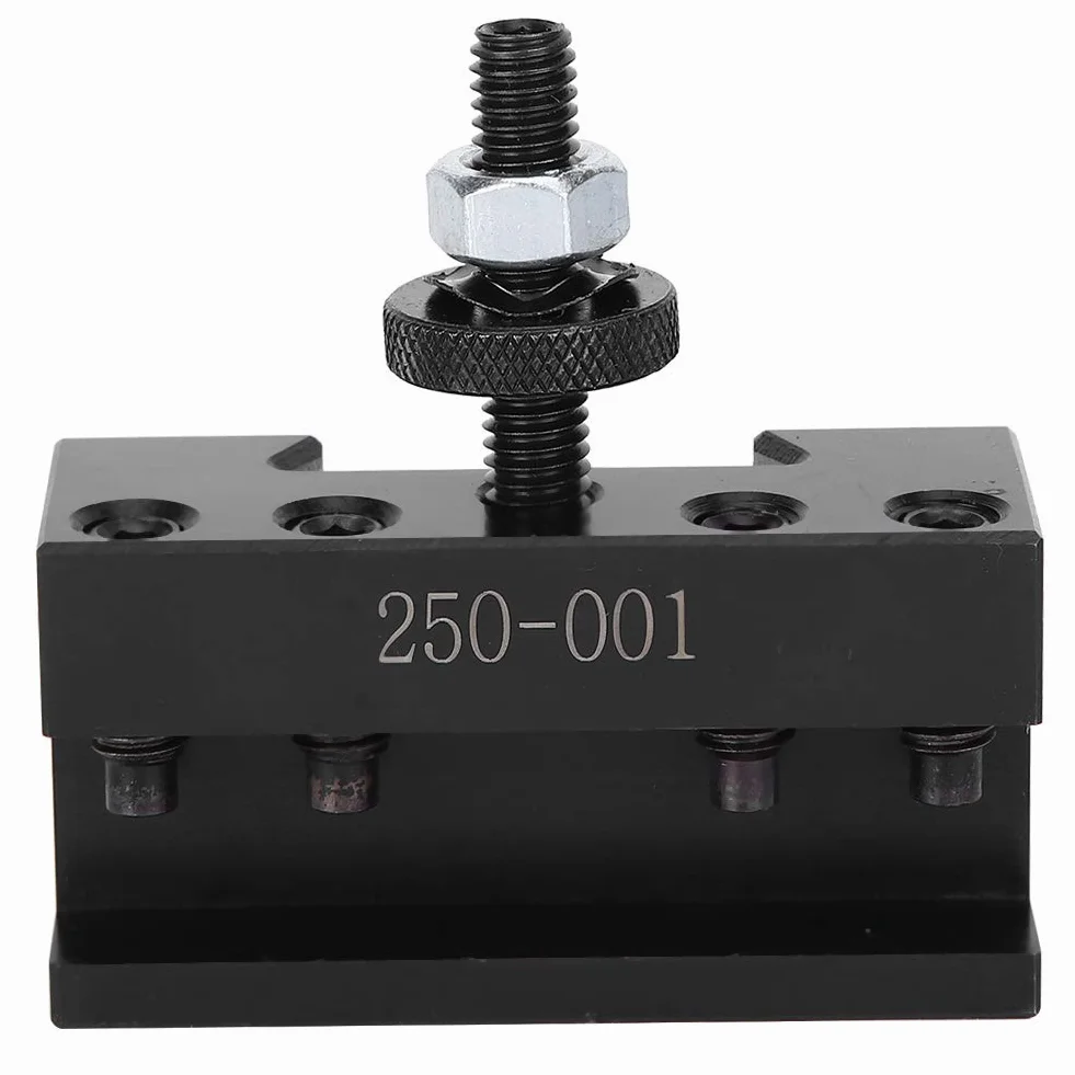 Portautensili a Cambio Rapido, Mini Utensili per Tornio, Portautensili per Tornio Durevole in Acciaio ad Alto Tenore di Carbonio con Tornitura CNC, ca. 1,3 cm/0,5 Pollici(250-001)