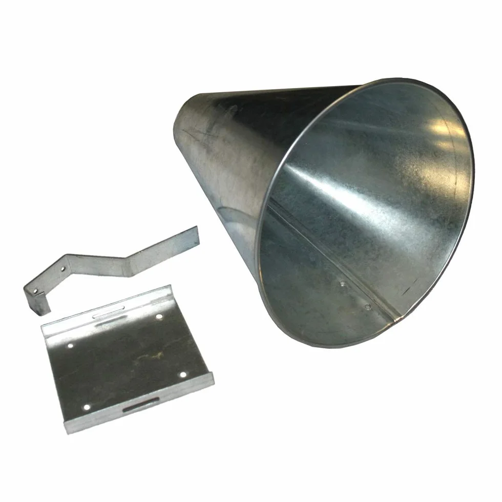 Imbuto Scannatoio Pre-Macellazione Pollame Lamiera Zincata Argento Taglia M