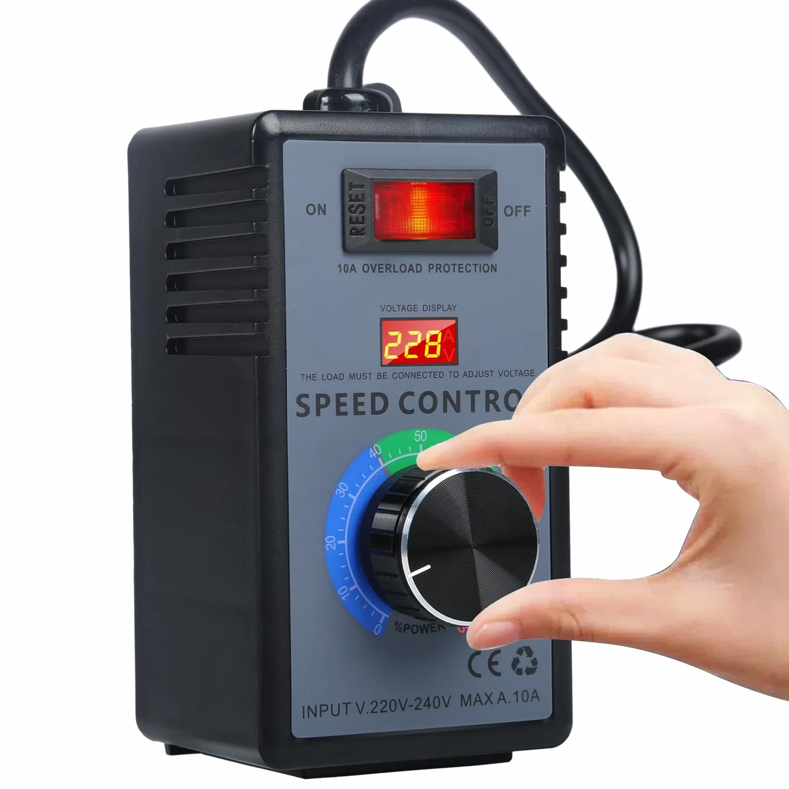 Regolatore di velocità 220V regolatore velocita motori 220V utilizzo per smerigliatrice angolare/soffiatore trapano a mano/seghe circolari regolatore di tensione potenza di 4kw.