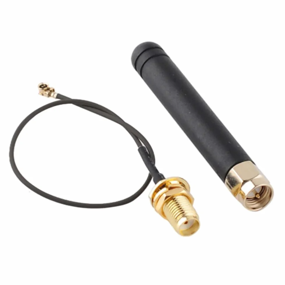 DollaTek Antenna U.FL IPX a connettore SMA 868-915 MHz per scheda Lora Lora32u4 II Wifi Lora32-5 pezzi