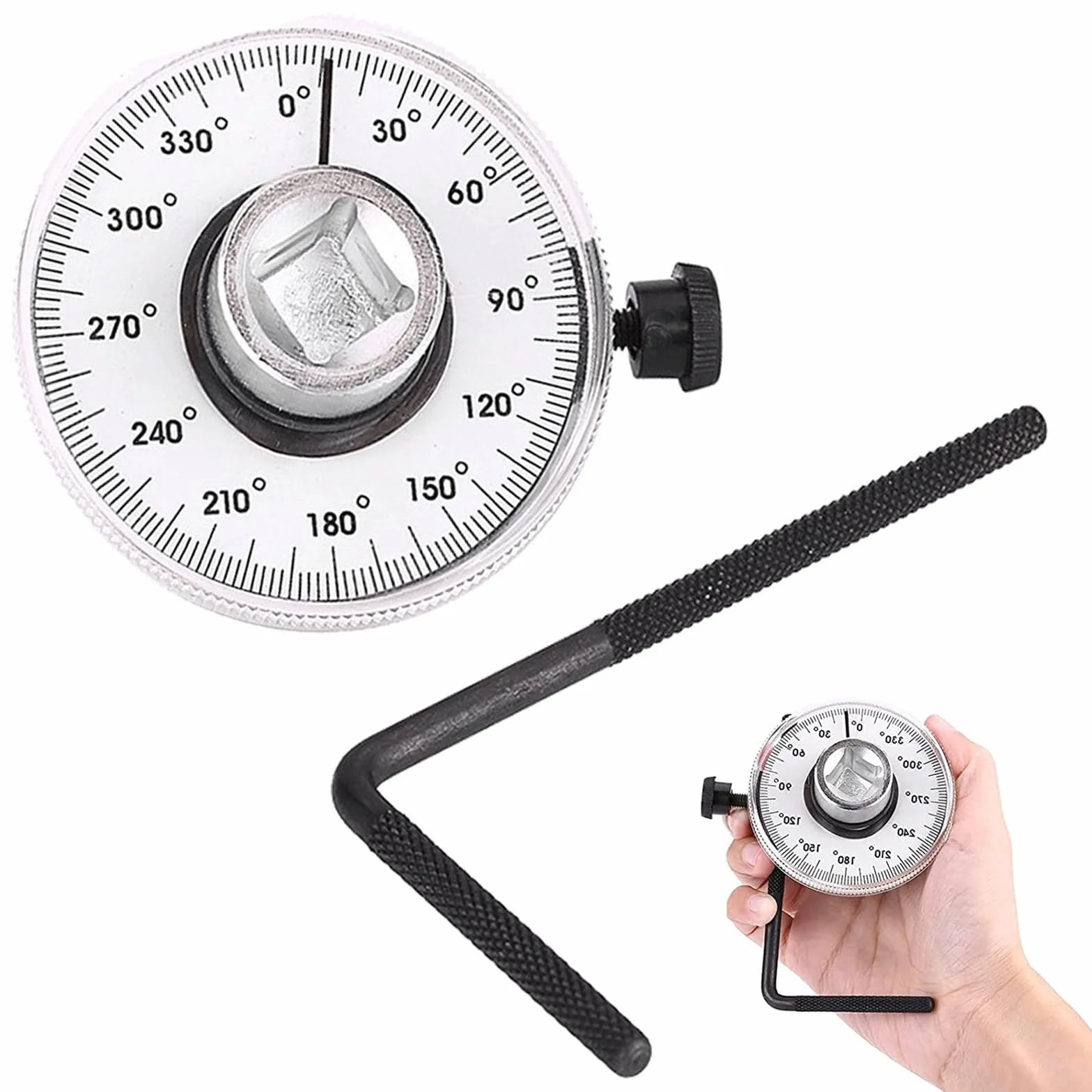 1 Pezzi Coppia Strumento di Misurazione,Calibro angolare,Strumento di Misurazione Automatica per Auto dell'angolo di Coppia per Il Serraggio Controllato