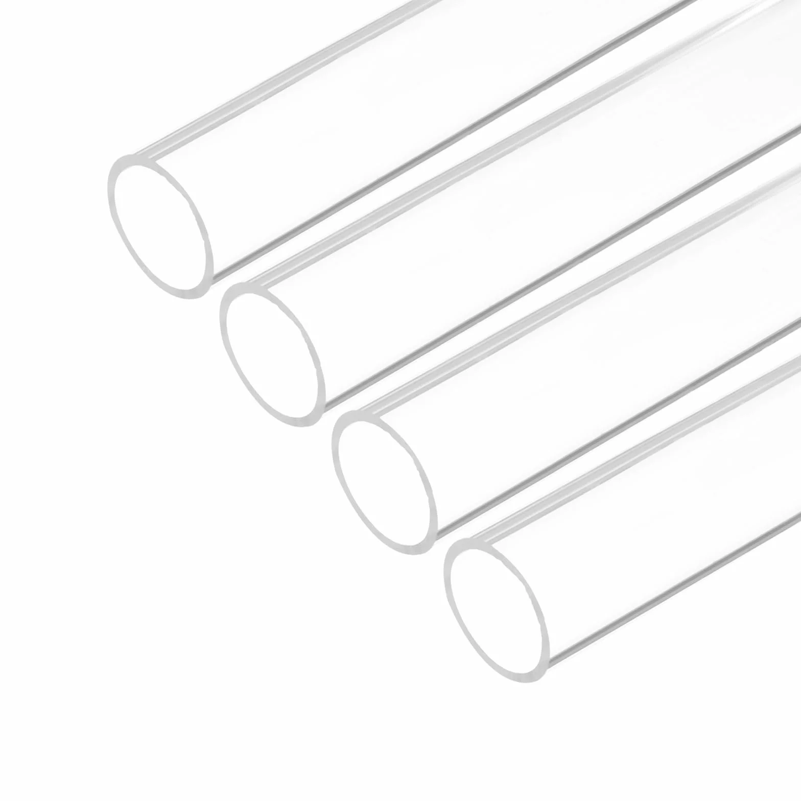 Tubi in PVC trasparente diametro 21 mm 25 mm lunghezza 250 mm per lampade da terra