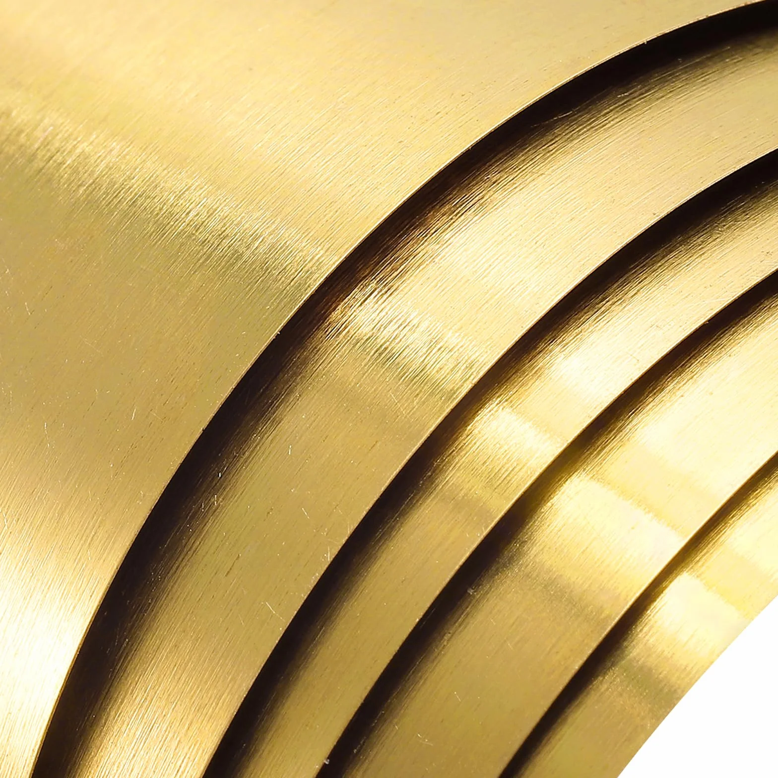 QUARKZMAN Rotolo di Lamiera in Ottone, 2000mm x 100mm x 0,01mm per Artigianato, Riparazioni Elettriche, Messa a Terra