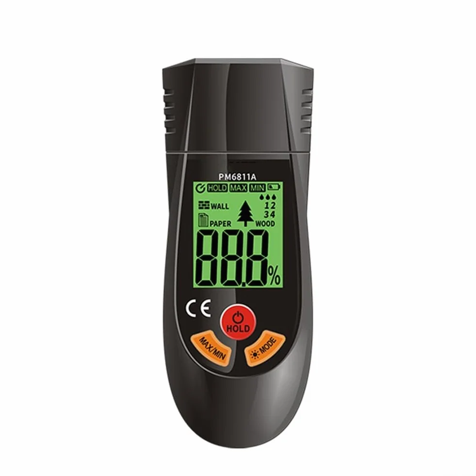 Misuratore di umidità per legno PM6811A 3 indicatori rilevazione rapida