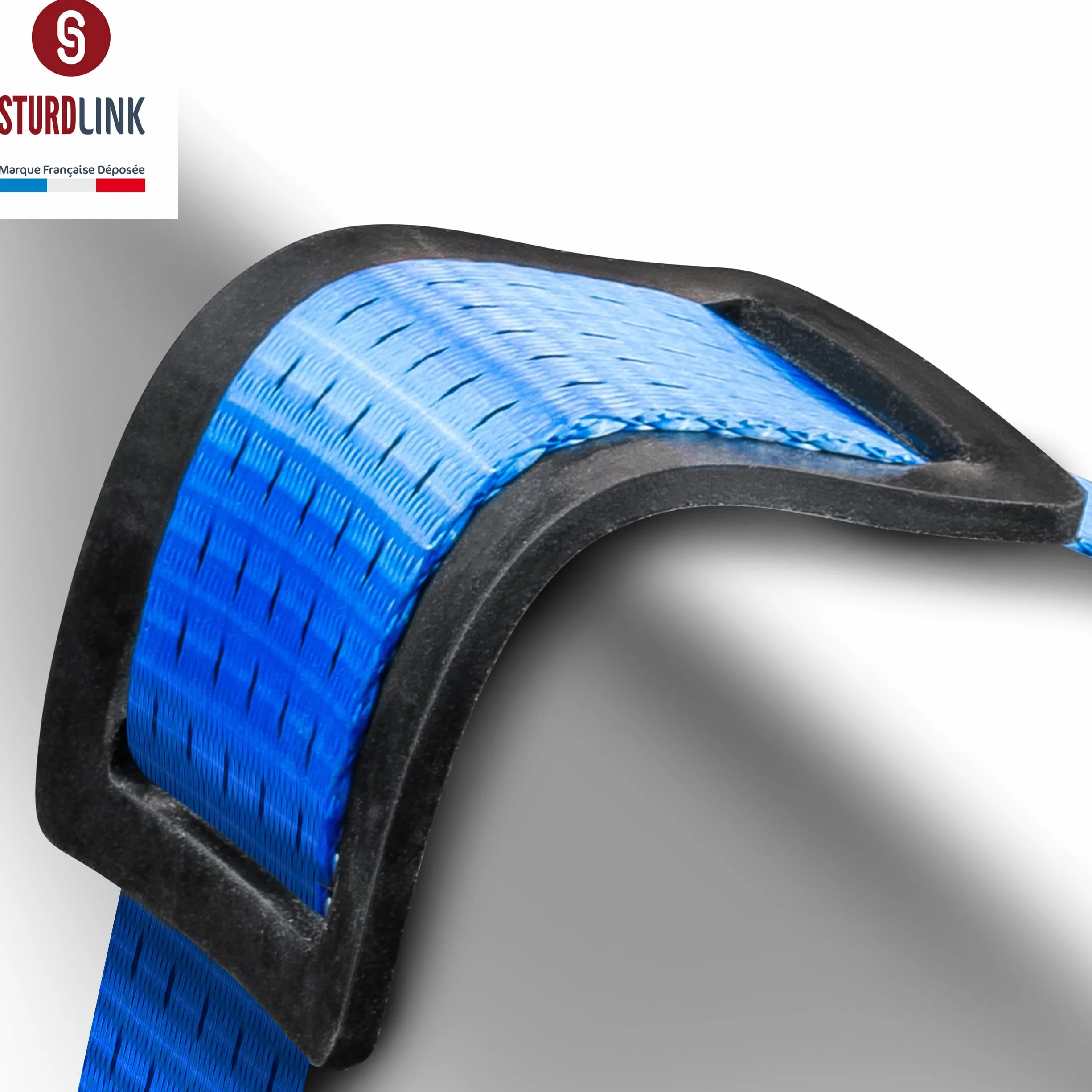 Sturdlink - x2 Cinghia di Fissaggio a cricchetto, Larghezza 50 mm, con Ganci in Ferro, Lunghezza 9 m, LC 2500 kg/5000 kg+ Borsa, STF 350 Dan, per Trasporto, rimorchio, Peso Pesante, Camion, Car