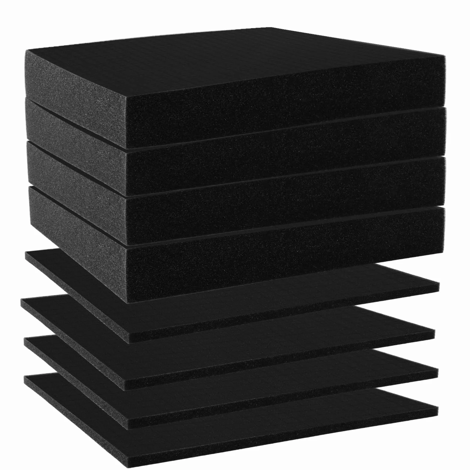 SHUESS 400 x 300 x 50/10 mm Schiuma a Cubo Inserto per Attrezzi Valigetta Fotocamera
