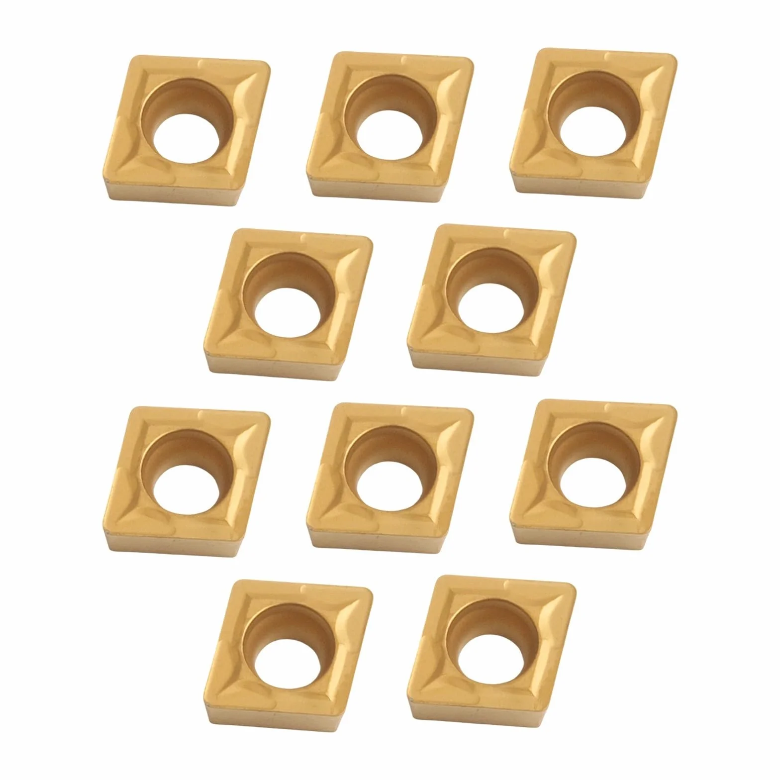 CCMT09T308 Inserti in carburo 10 pezzi Tornio CNC SCLCR Toolholder Lama di taglio