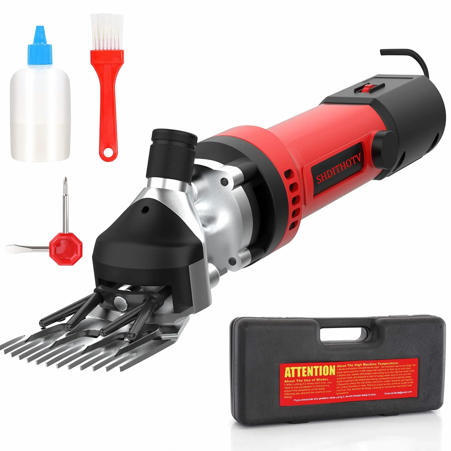 Cesoie per pecore 550 W elettrico 6 velocità professionale toelettatura animali