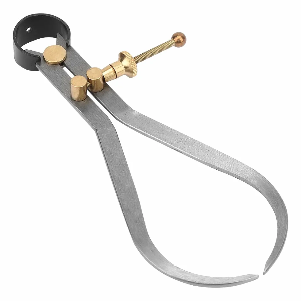 Calibro Esterno a Molla 190mm, Set Divisori per Pinza a Molla per Gambe Boomerang con Raccordo in Rame