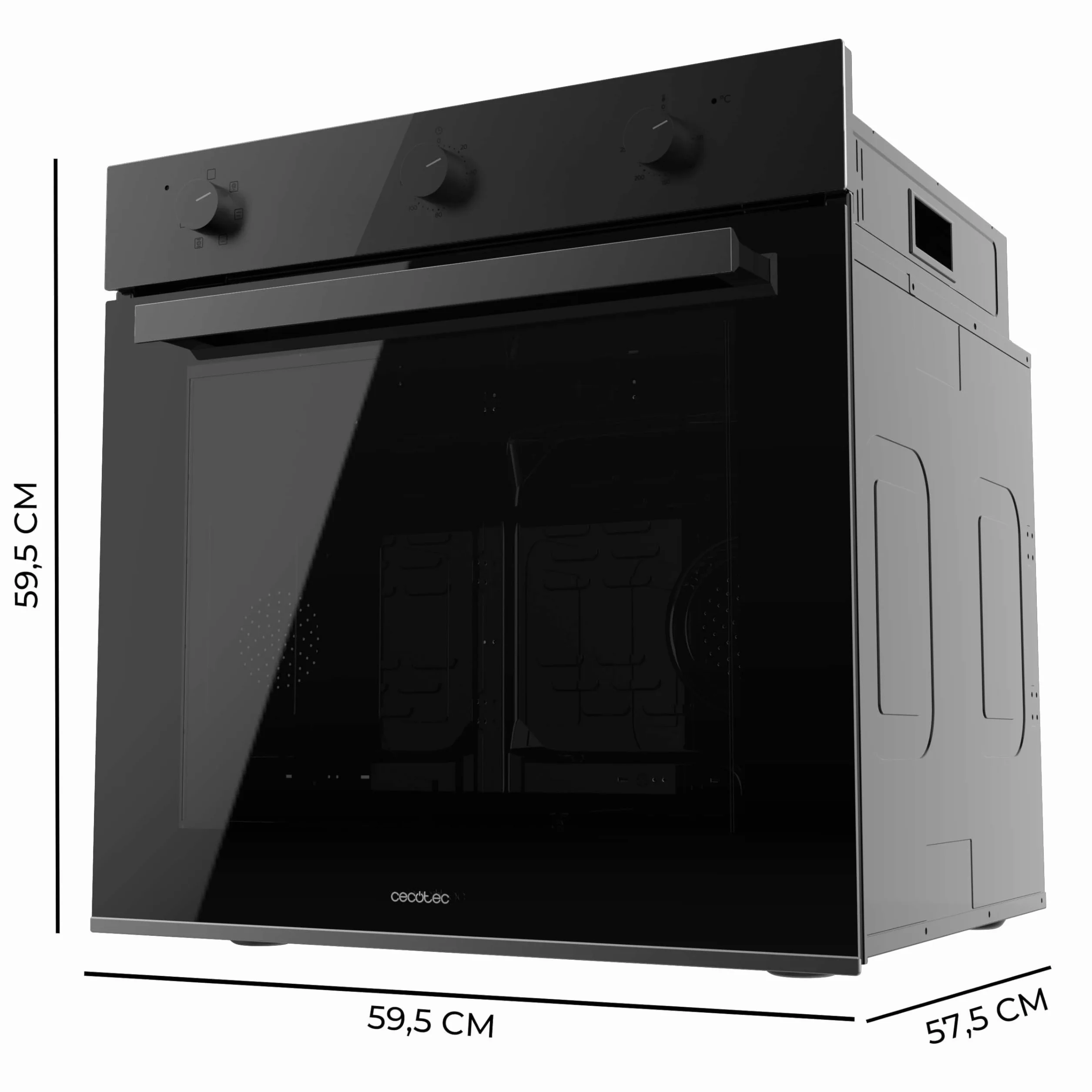 Cecotec Bolero Hexa M236000 Forno Incasso Multifunzione 70 L Dark Inox Steam Assist