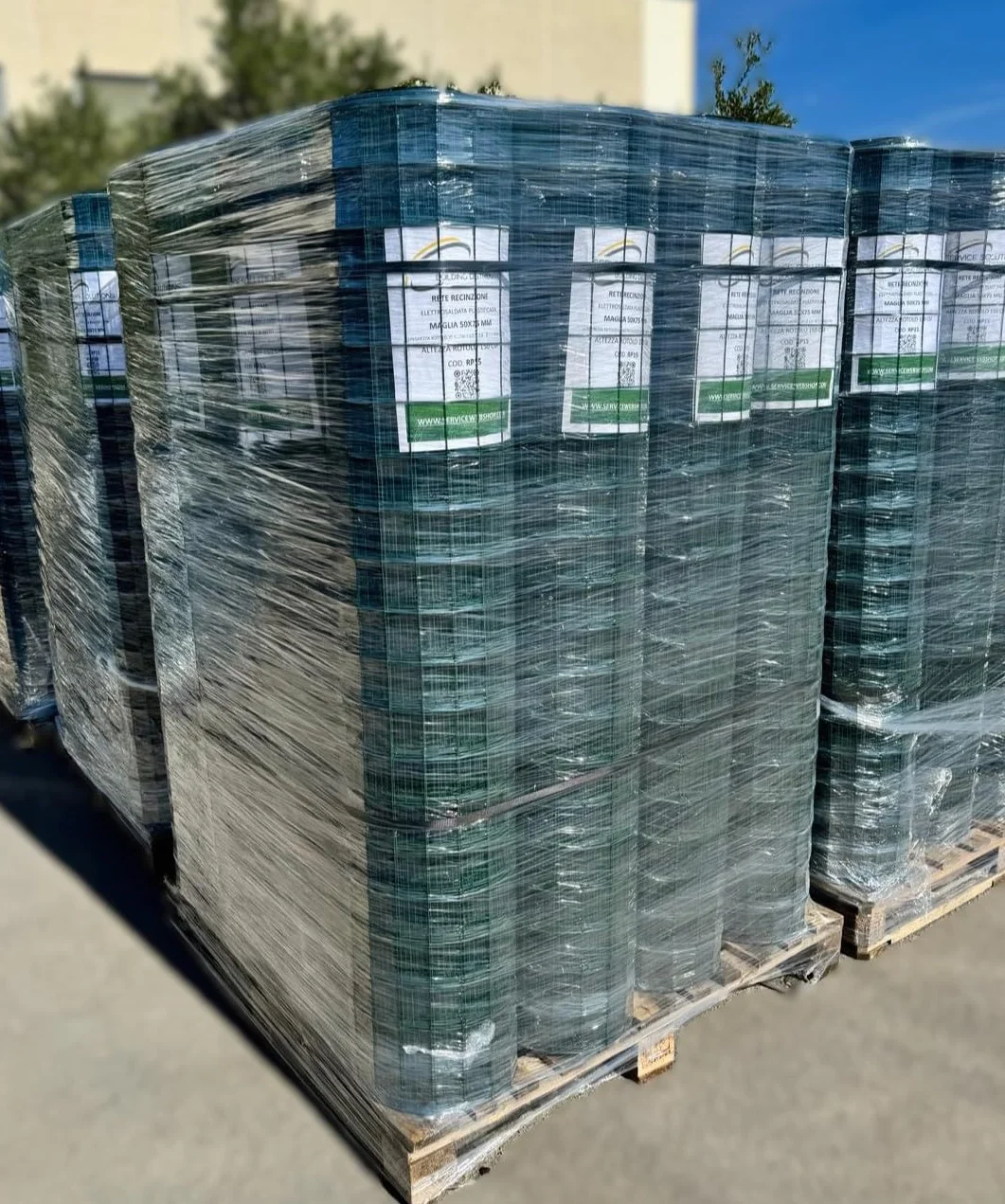 Rete Elettrosaldata Plastificata Verde 25m Maglia 50x75mm H100cm Recinzione Giardino Zincata Resistente Esterni