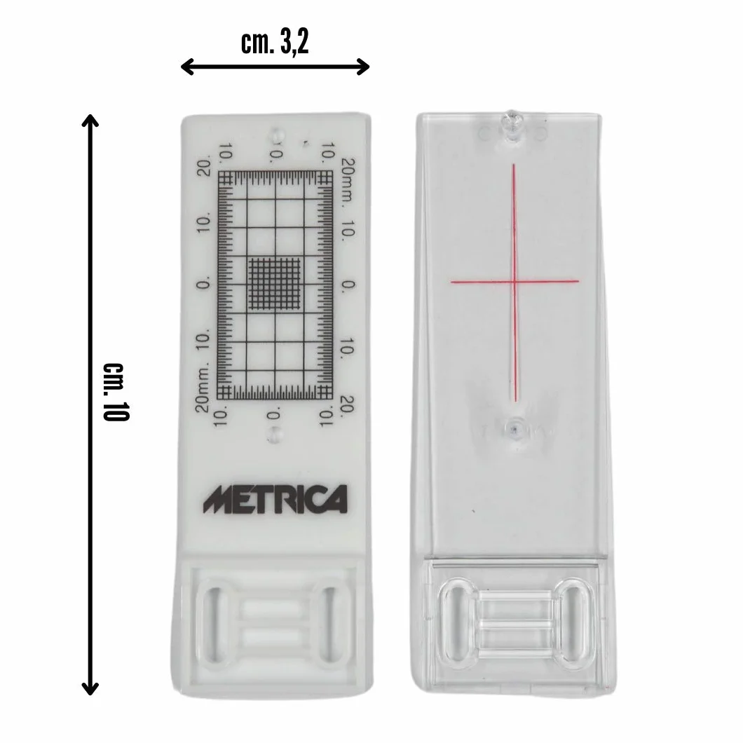 Metrica 5 Pz. Fessurimetro da Parete per superfici piane