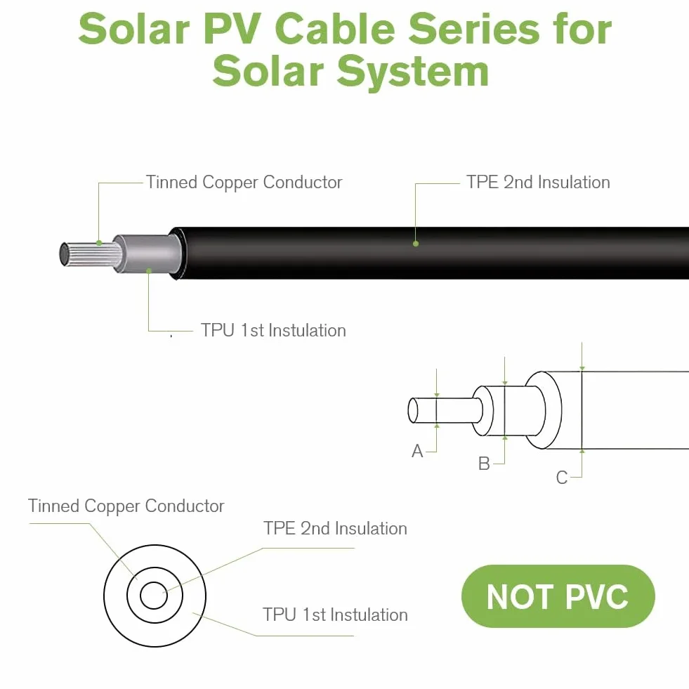 Connettori a Y Pannello Solare 6 mm² IP67 Impermeabile 1 Paio URAQT