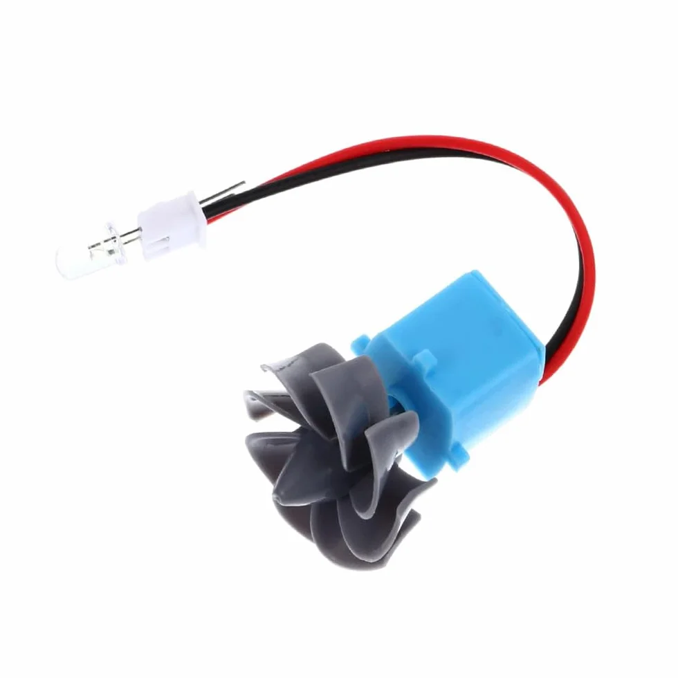 Mini generatore di energia eolica, generatore idroelettrico, piccolo generatore di turbine per insegnamento scientifico ed esperimenti fai da te