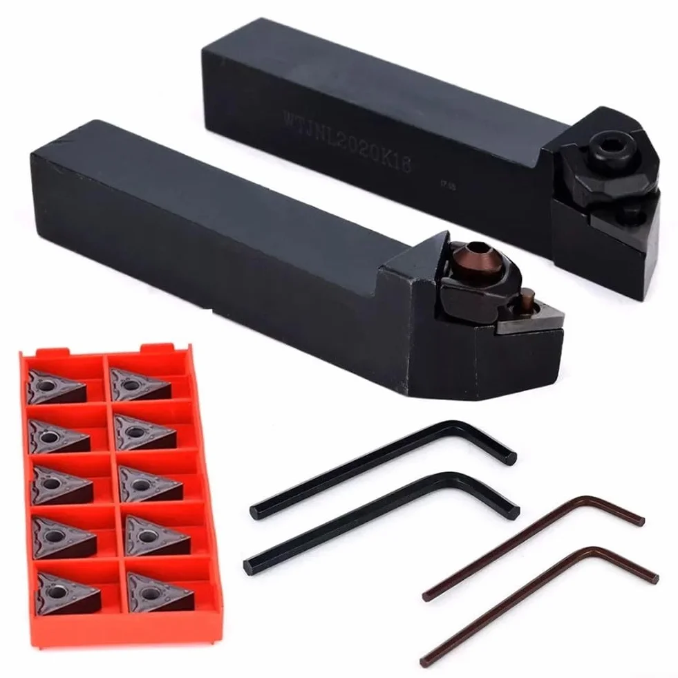 Set portautensili WTJNR2020K16 WTJNL2020K16 inserti carburo TNMG160408 per tornio CNC