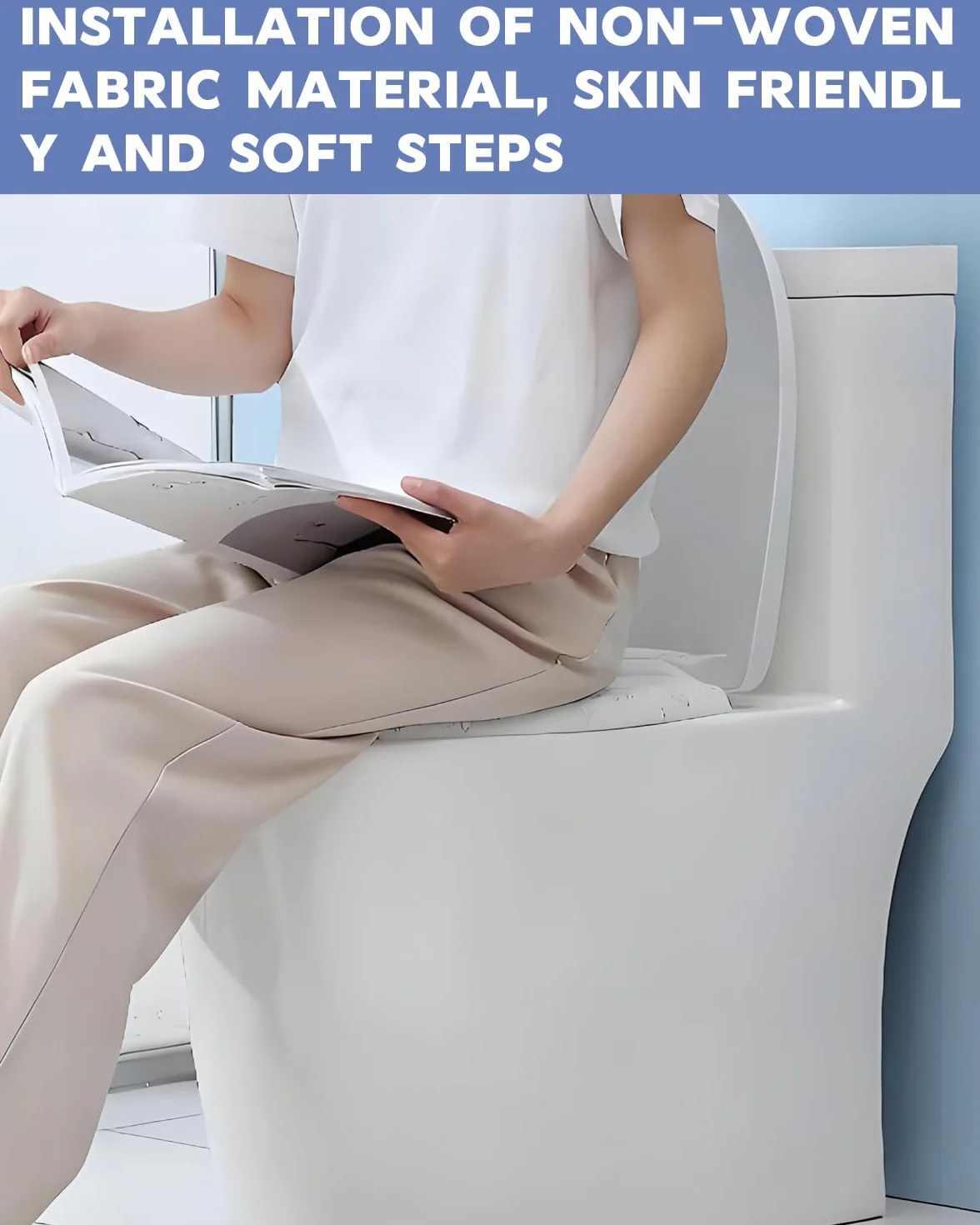 Copriwater USA Copri Tavoletta Wc Getta Biodegradabili per Viaggio Adulti Bambini Hotel
