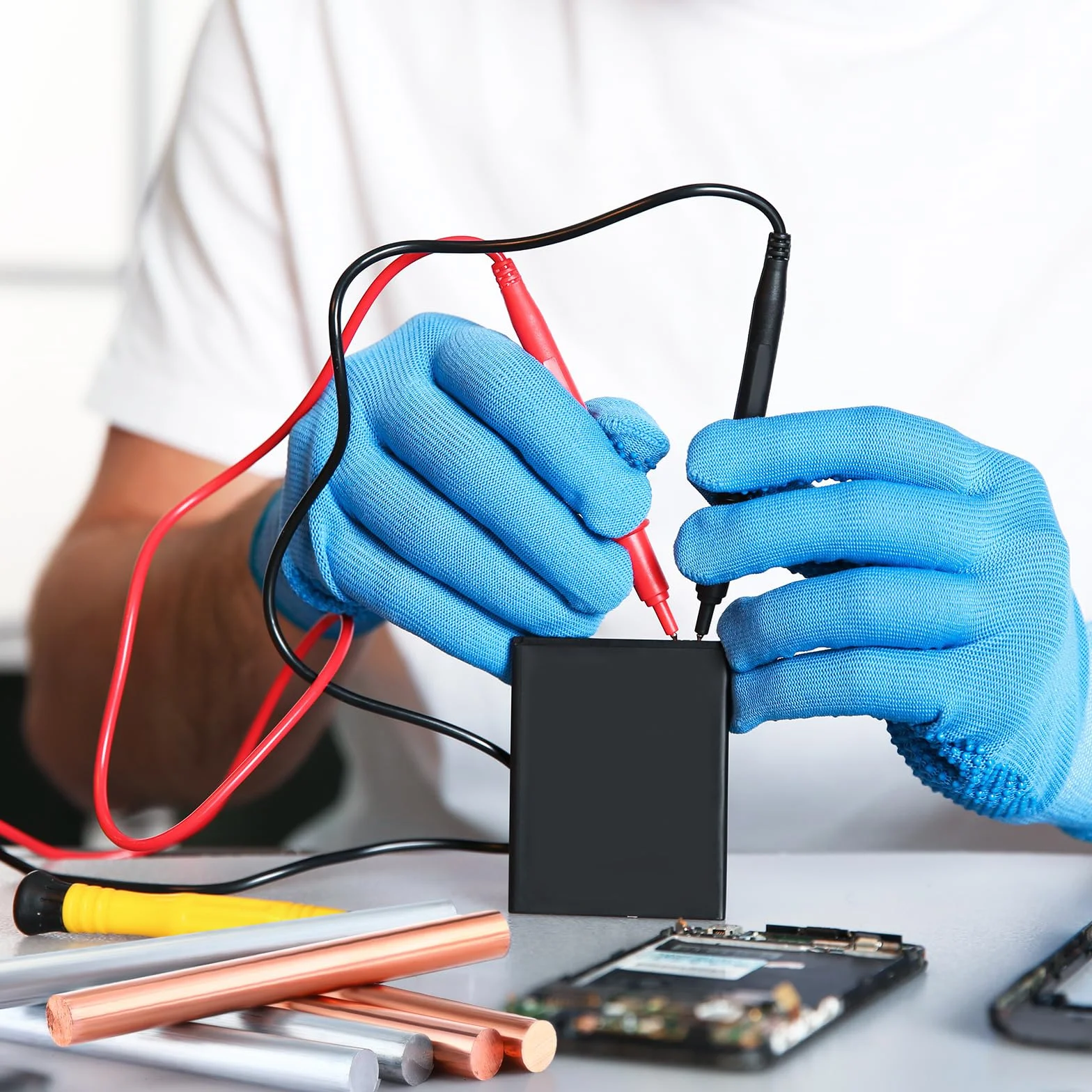 Yaocom 8 aste di zinco in rame puro al 99,995% di elevata purezza barra di zinco in rame massiccio 9,94 x 0,39 pollici per scuola esperimenti scientifici ricerca metallo fai da te artigianato hobby