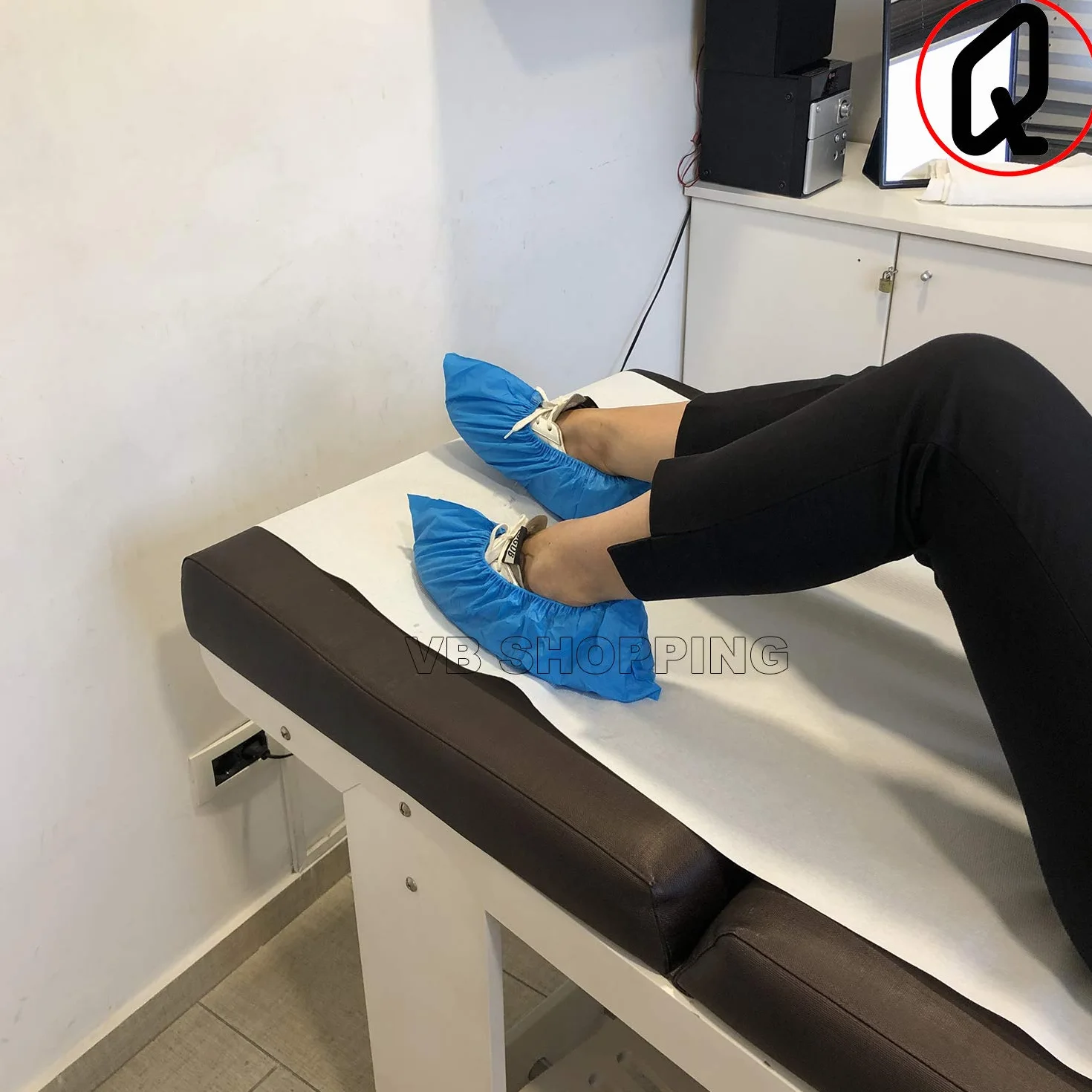 Copriscarpe Monouso CPE 4 gr. [400pz] DPI Dispositivi di Protezione Individuale Blu