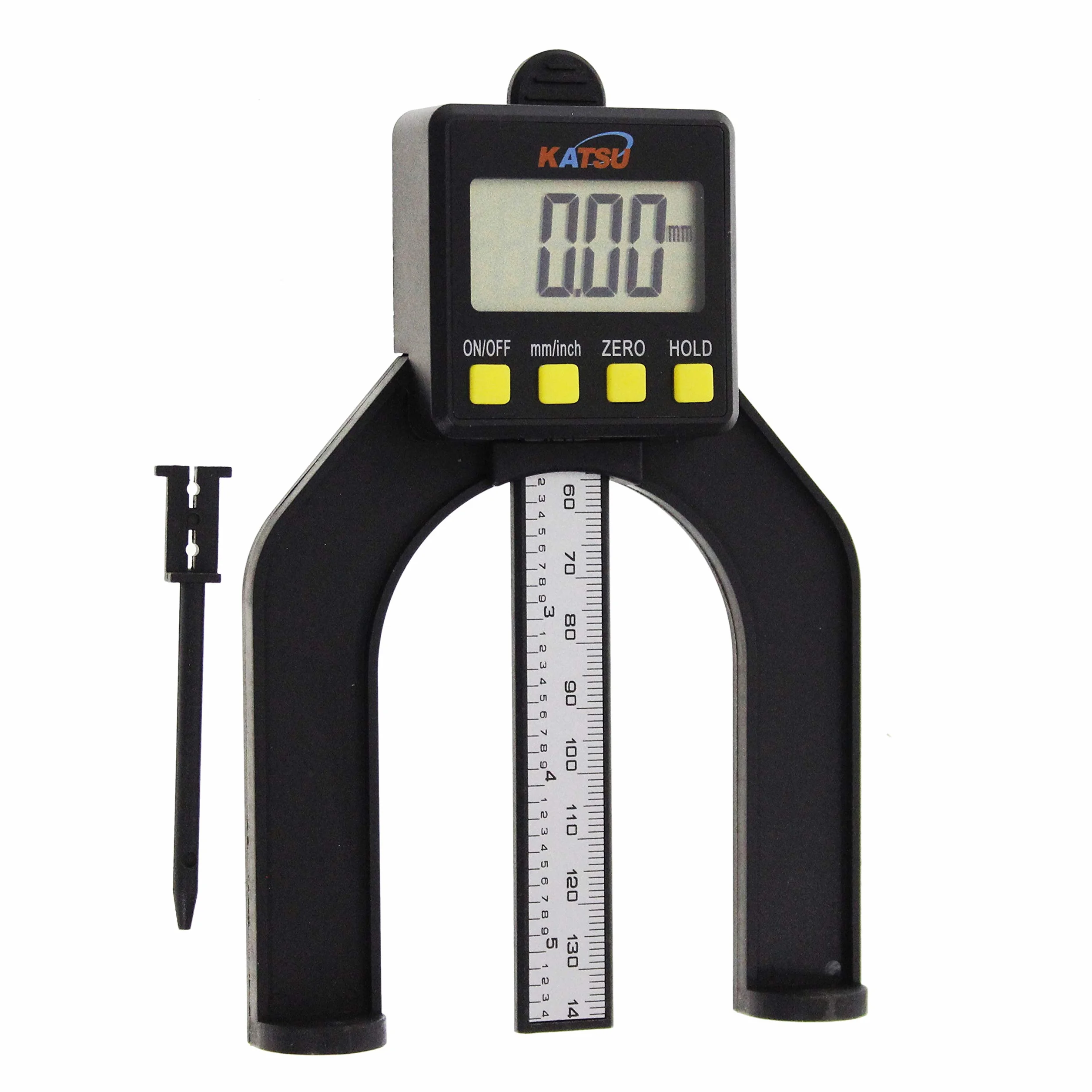 KATSU Calibro di Profondità Digitale 0-80mm Strumento di Misurazione per Router Trimmer Sega