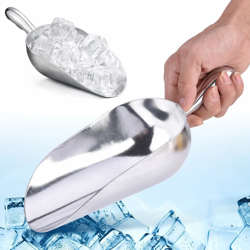 Paletta Per Pesare/Riempire 38oz, Paletta Per Ghiaccio in Lega di Alluminio per Macchina Per Il Ghiaccio, Cucchiaio per Confetti Multiuso per Confettata, Farina, Gelato, Spezie e Altri Alimenti